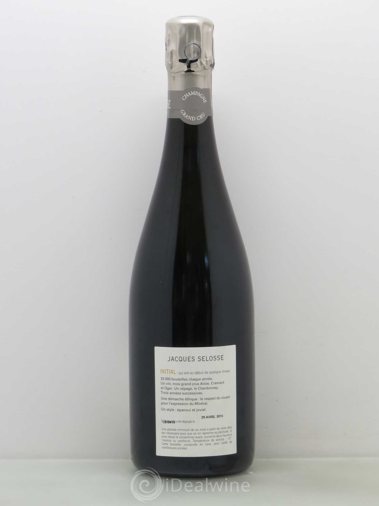 Initial Brut Jacques Selosse - Lot de 1 bouteille - 1