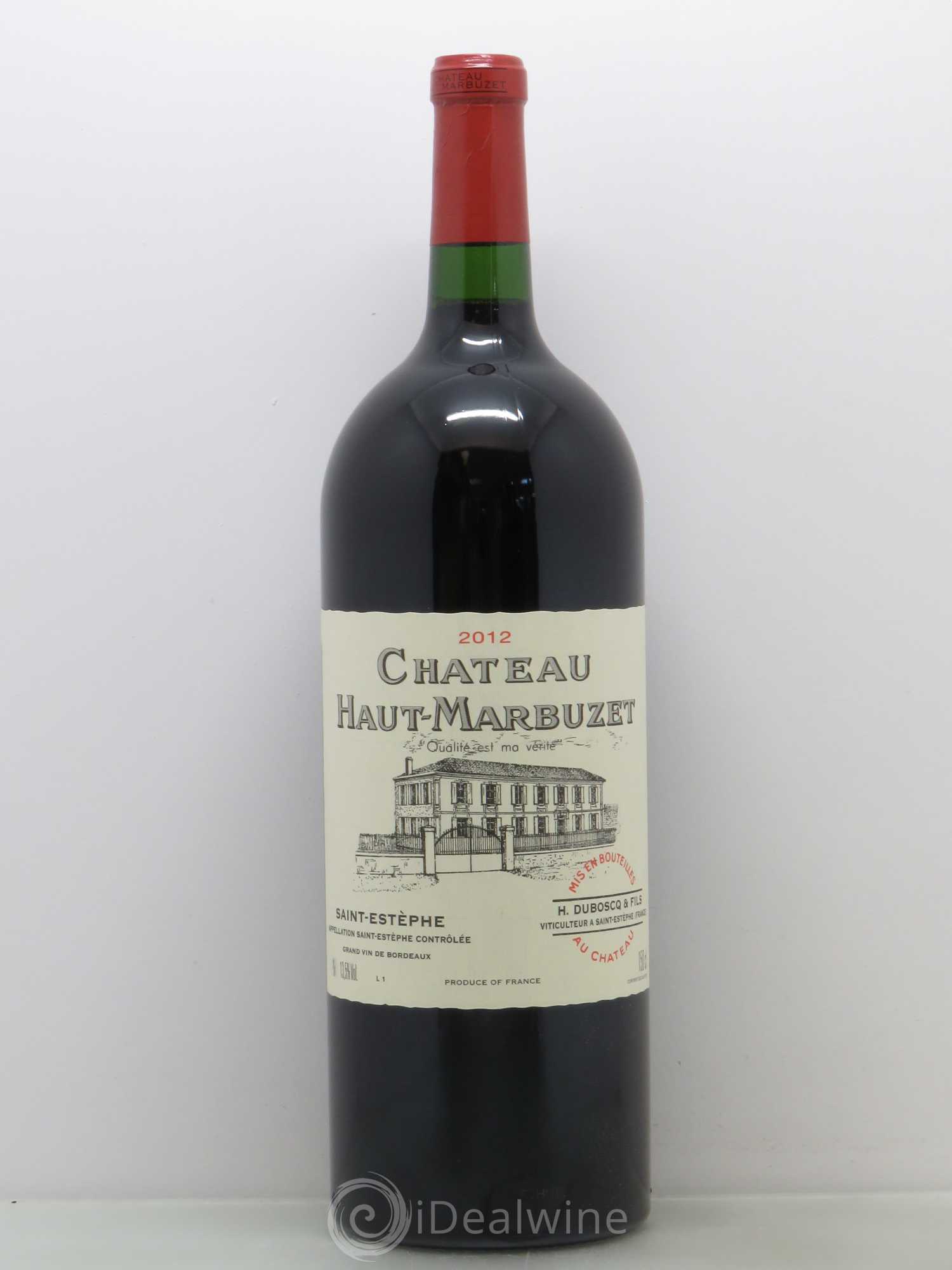 Château Haut Marbuzet 2012 - Lot de 1 magnum - 0