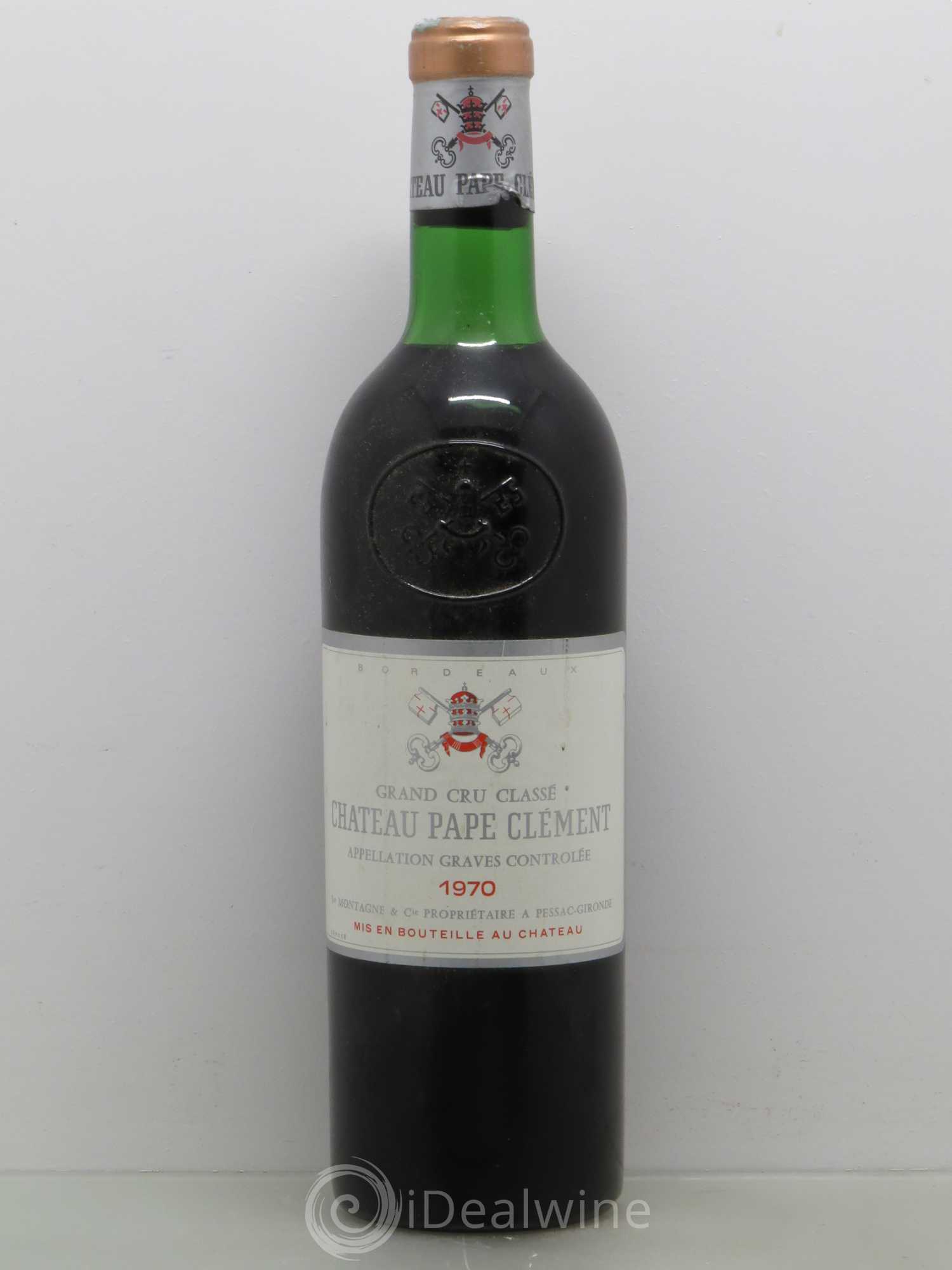 Château Pape Clément Cru Classé de Graves 1970 - Lot de 1 bouteille - 0