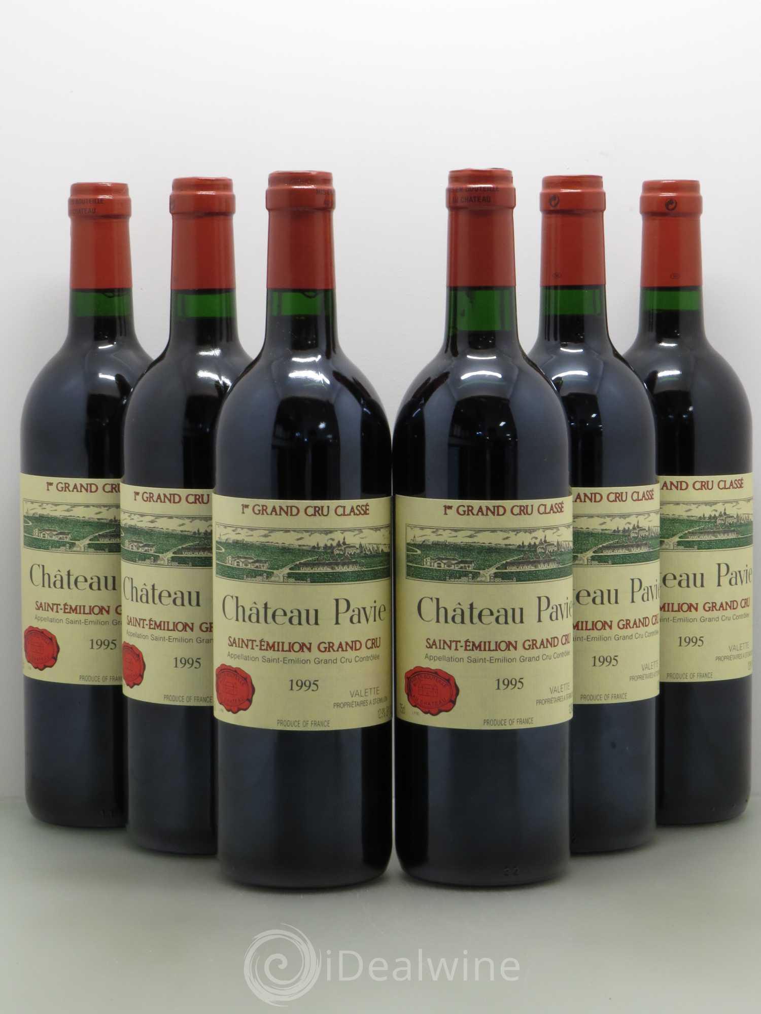 Château Pavie 1er Grand Cru Classé A 1995 - Lot de 6 bouteilles - 0