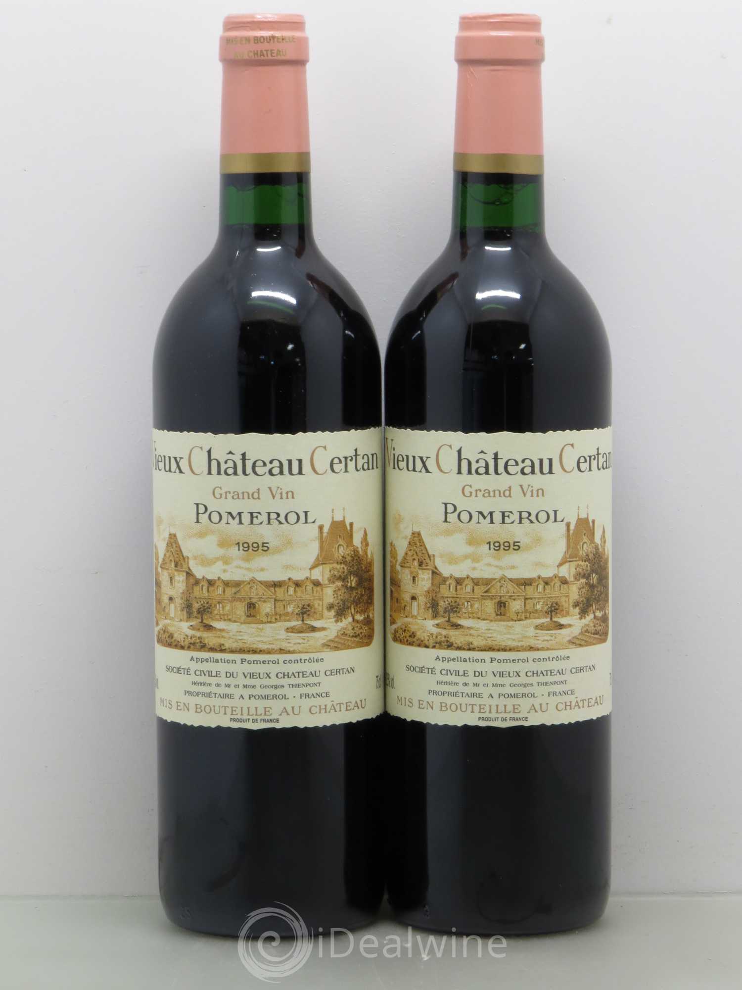 Vieux Château Certan 1995 - Lot de 2 bouteilles - 0