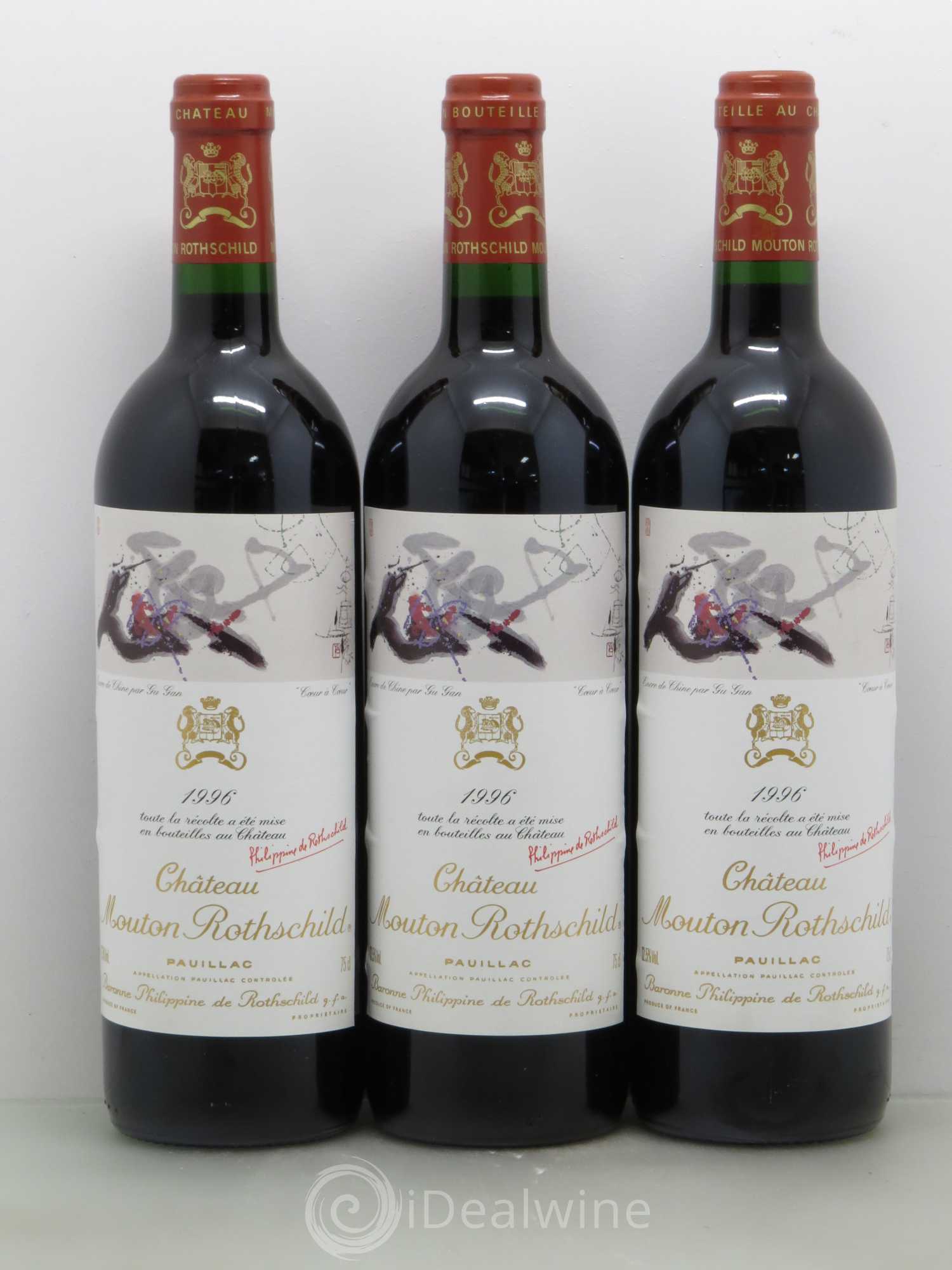 Château Mouton Rothschild 1er Grand Cru Classé 1996 - Lot de 6 bouteilles - 2