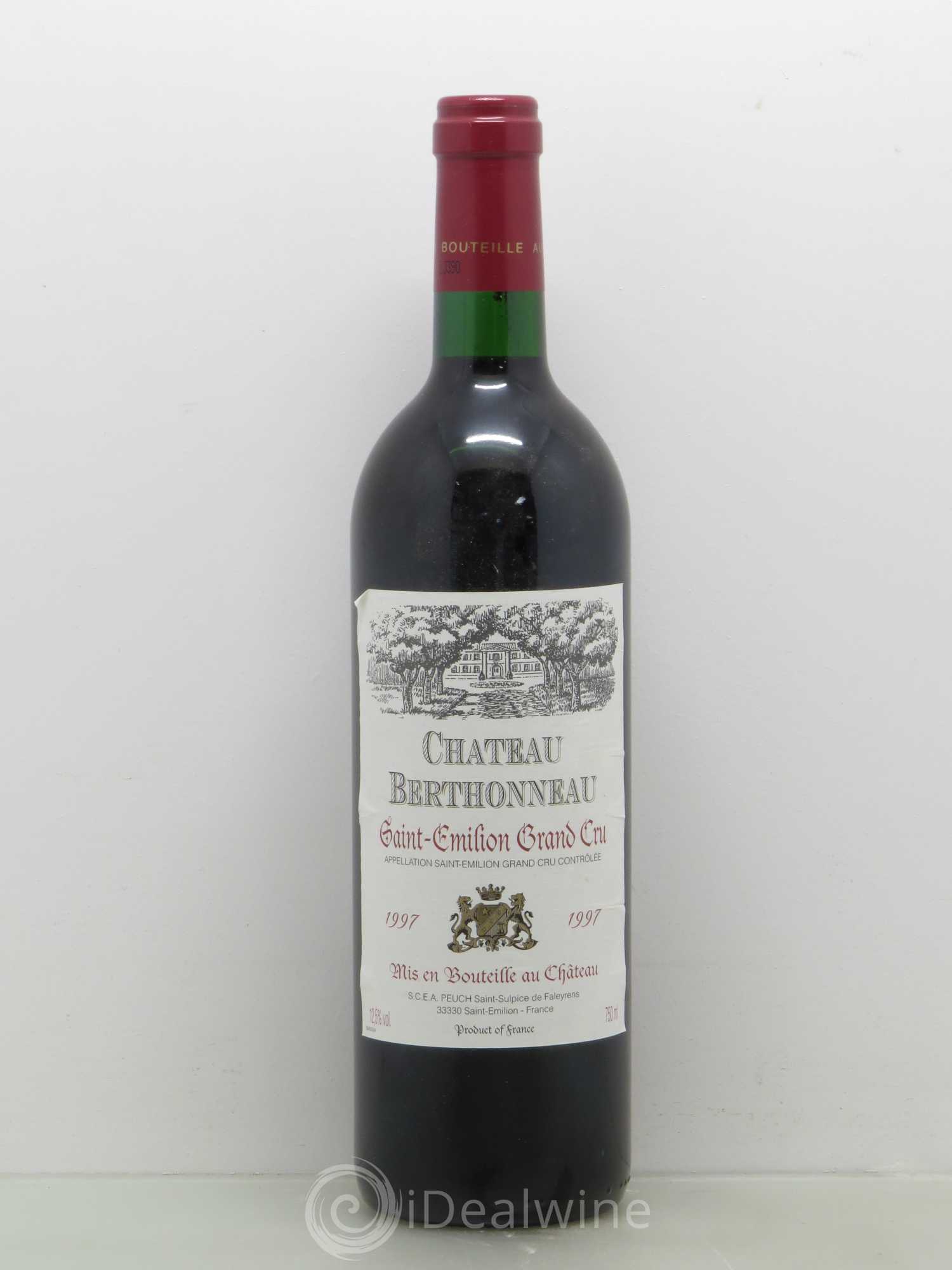 Saint-Émilion Château Berthonneau 1997 - Posten von 1 Flasche - 0