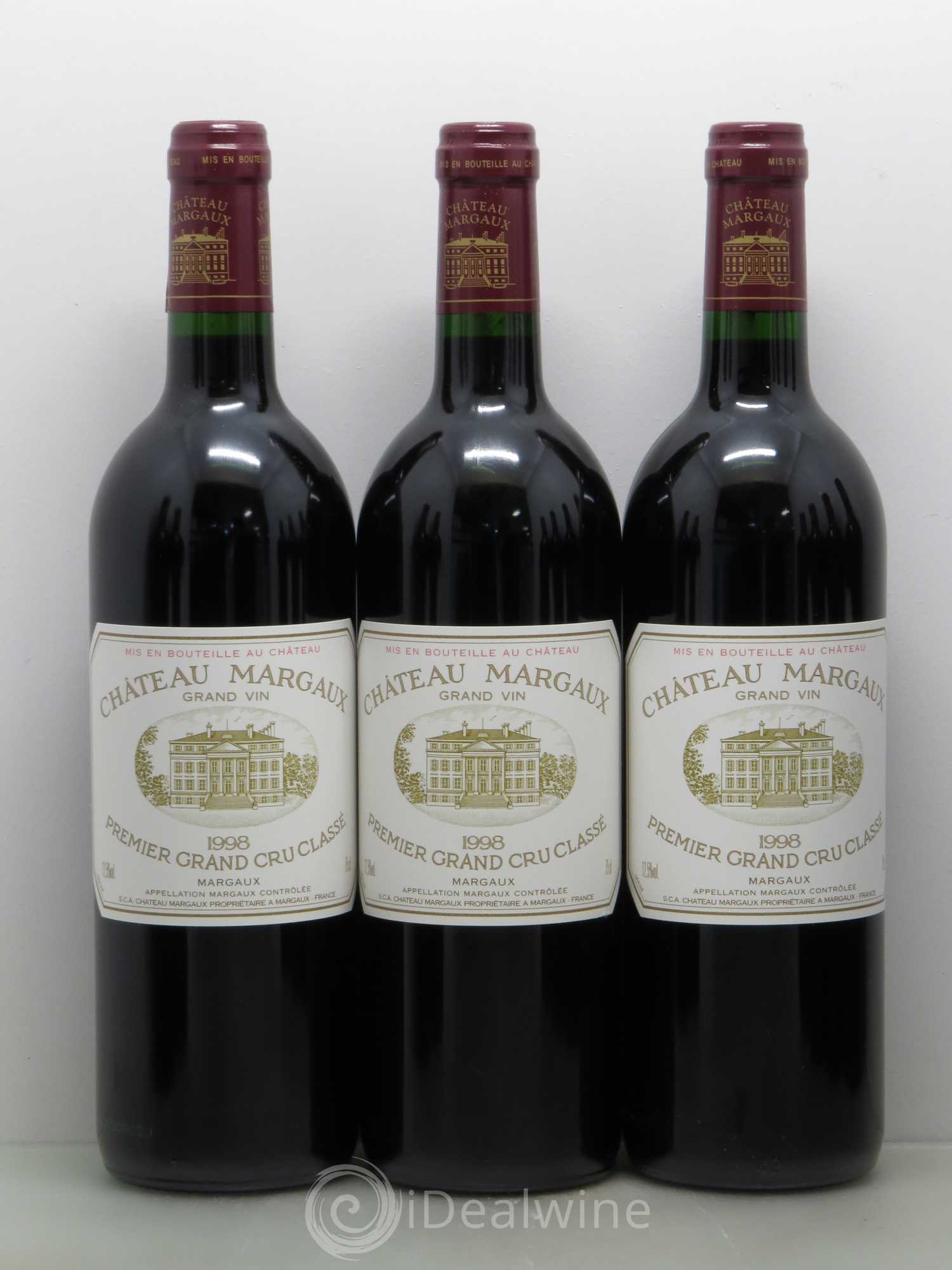 Château Margaux 1er Grand Cru Classé 1998 - Lot de 12 bouteilles - 2