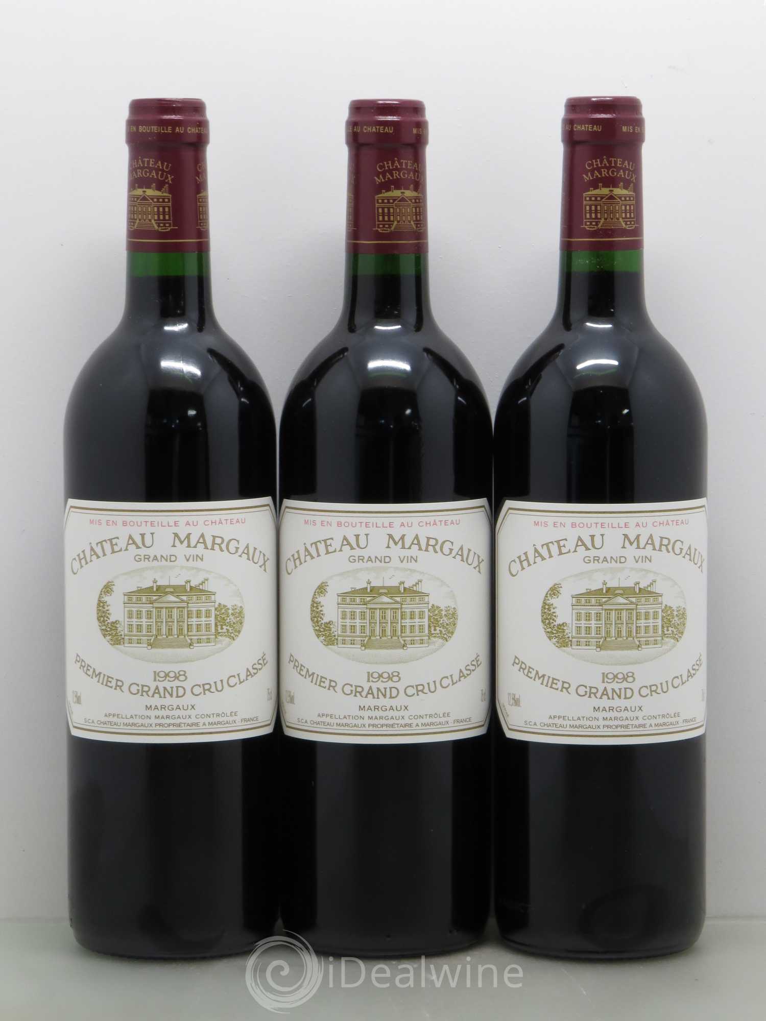 Château Margaux 1er Grand Cru Classé 1998 - Lot de 12 bouteilles - 4