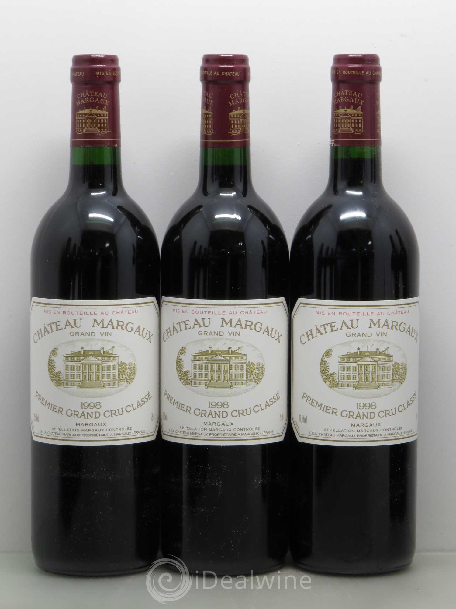 Château Margaux 1er Grand Cru Classé 1998 - Lot de 12 bouteilles - 2