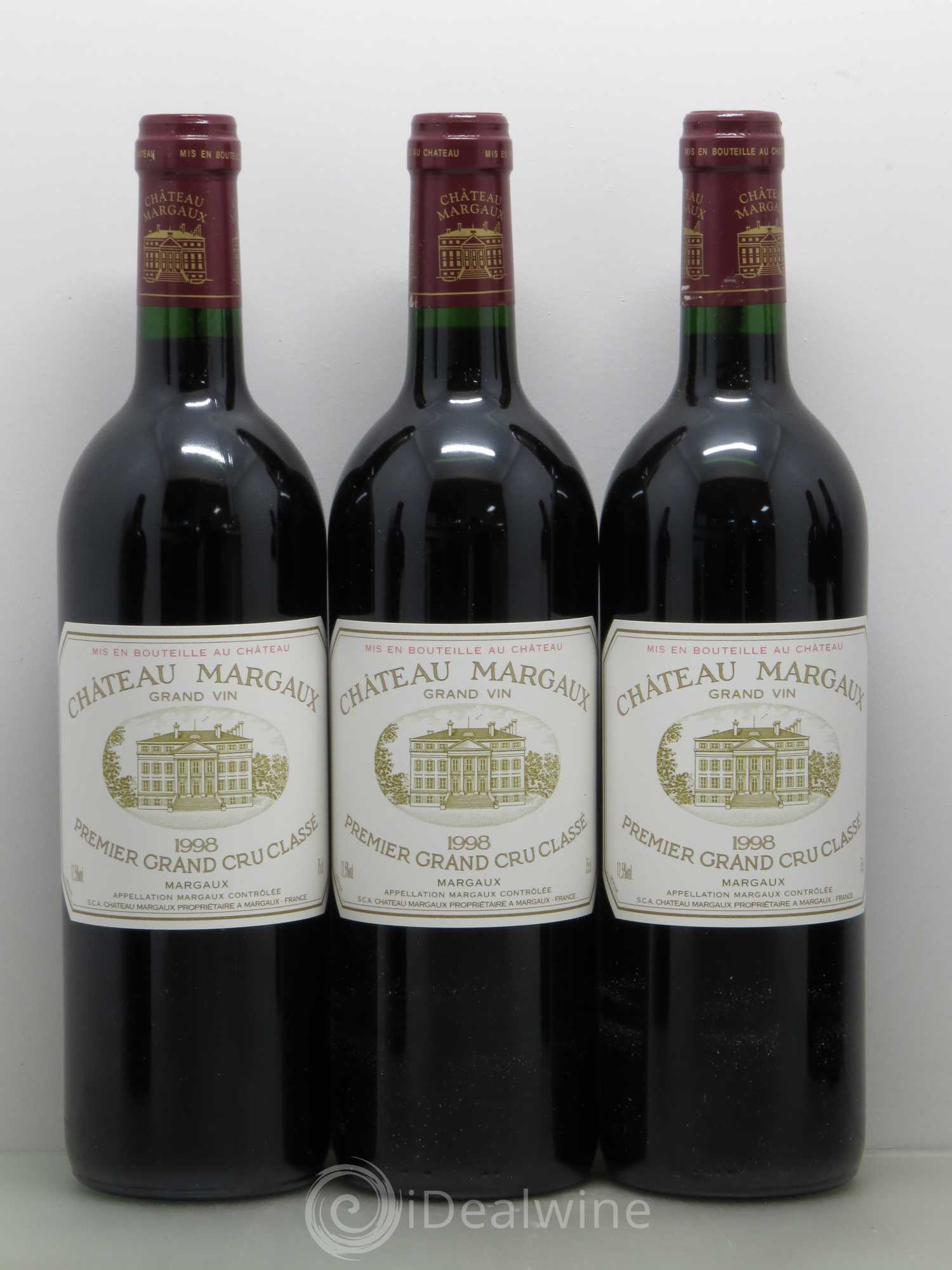 Château Margaux 1er Grand Cru Classé 1998 - Lot de 12 bouteilles - 3