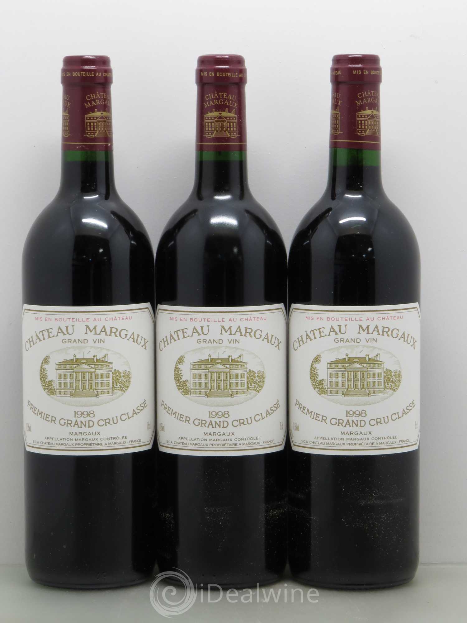 Château Margaux 1er Grand Cru Classé 1998 - Lot de 12 bouteilles - 4