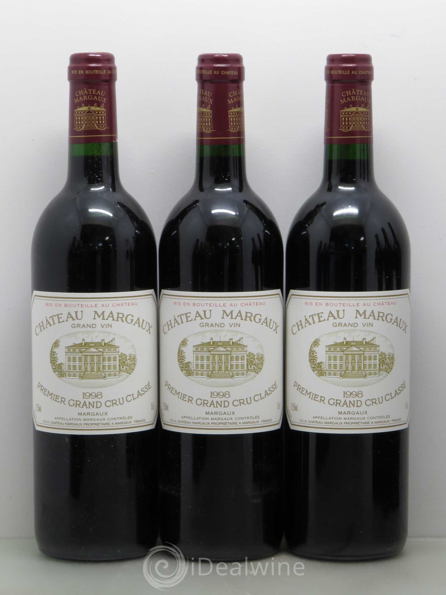 Château Margaux 1er Grand Cru Classé 1998 - Lot de 12 bouteilles - 2