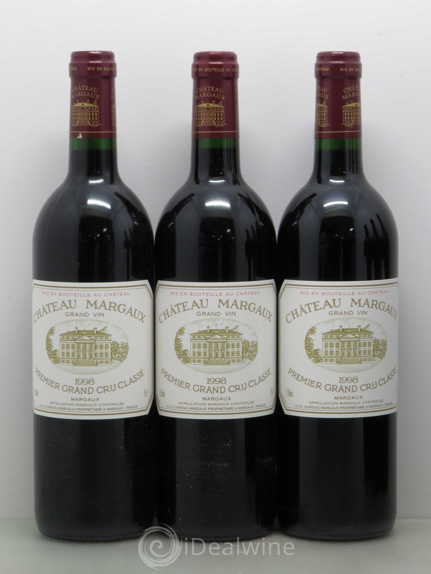 Château Margaux 1er Grand Cru Classé 1998 - Lot de 12 bouteilles - 3