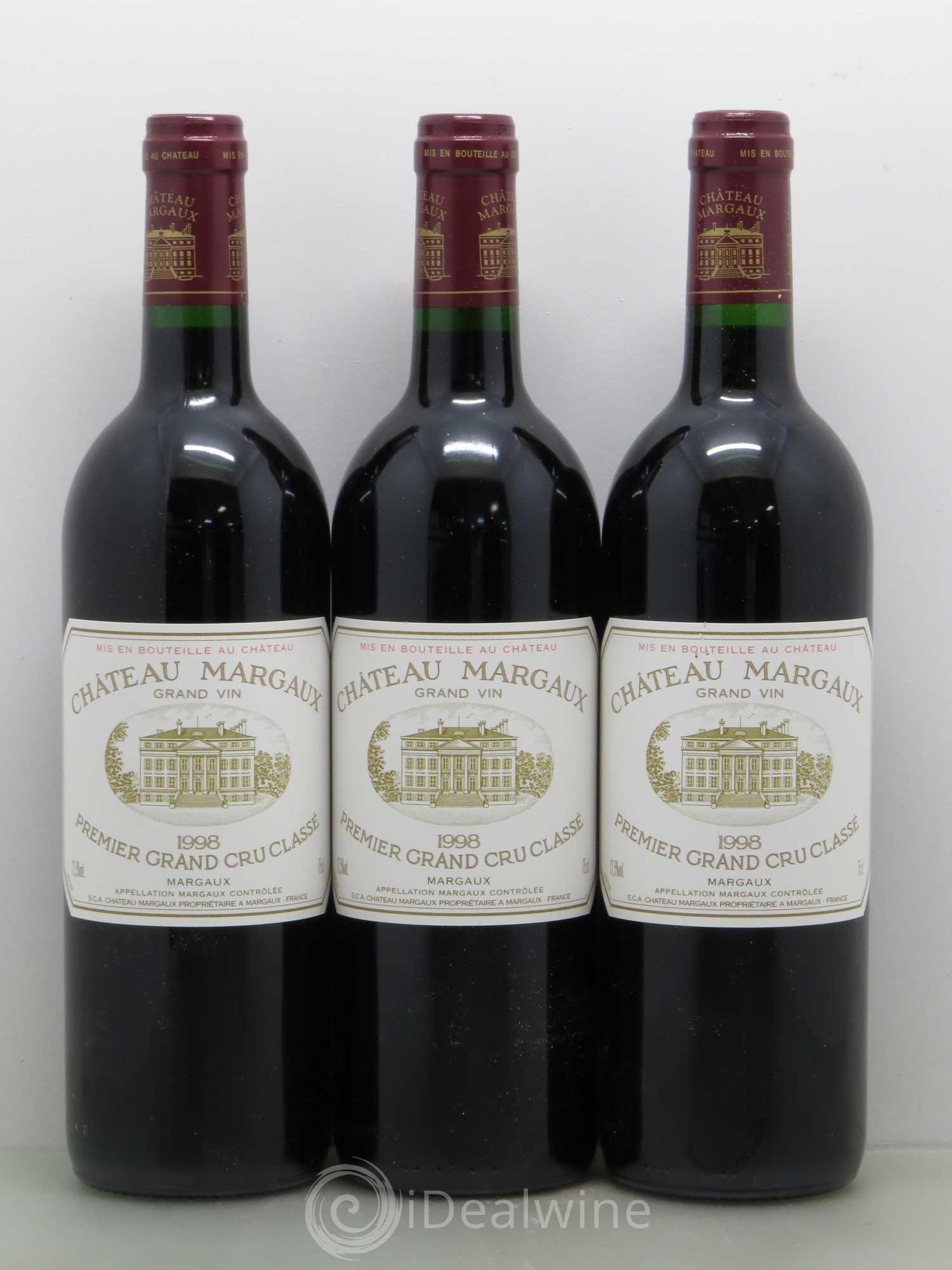 Château Margaux 1er Grand Cru Classé 1998 - Lot de 12 bouteilles - 4