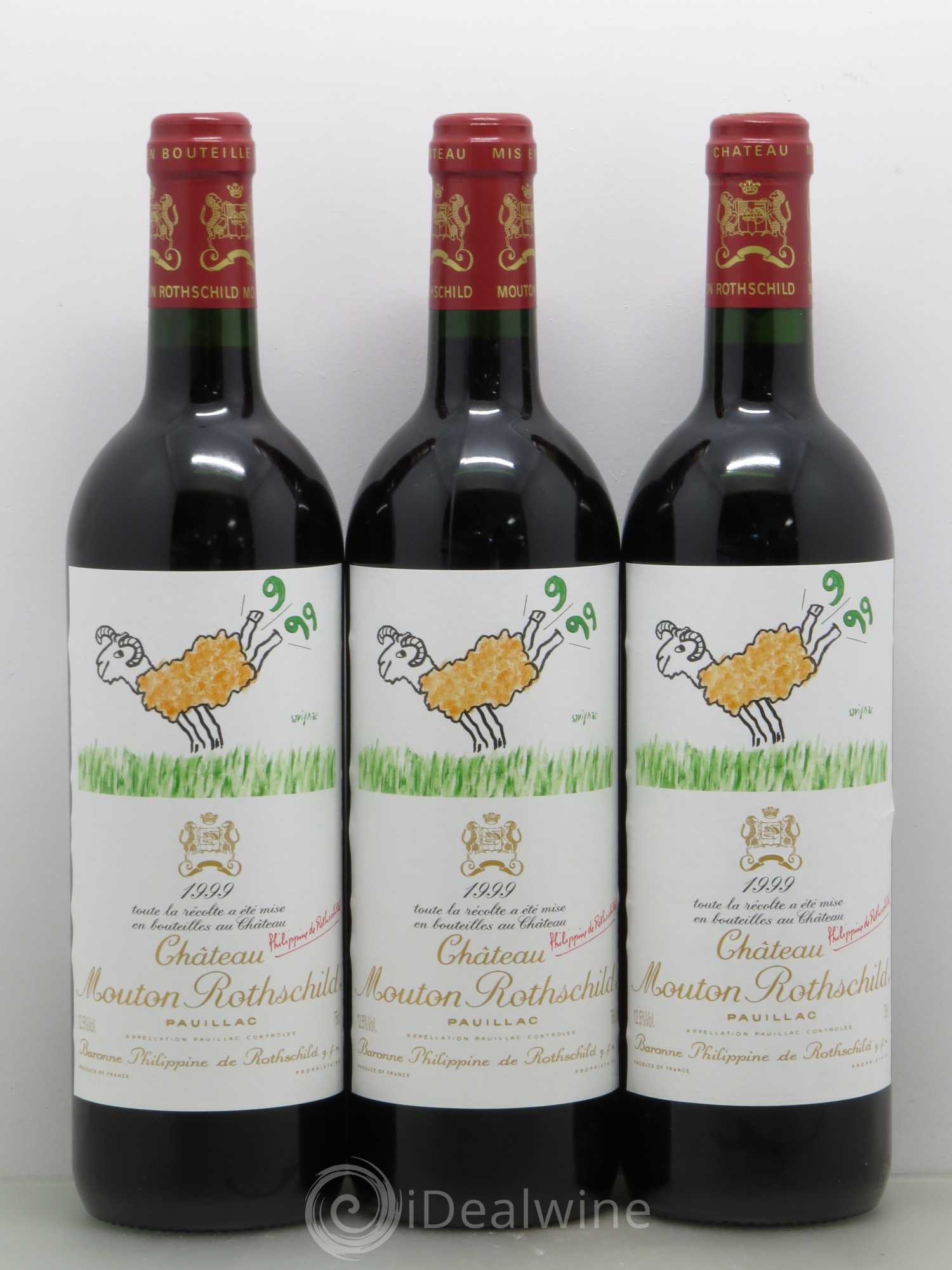 Château Mouton Rothschild 1er Grand Cru Classé 1999 - Lot de 12 bouteilles - 4