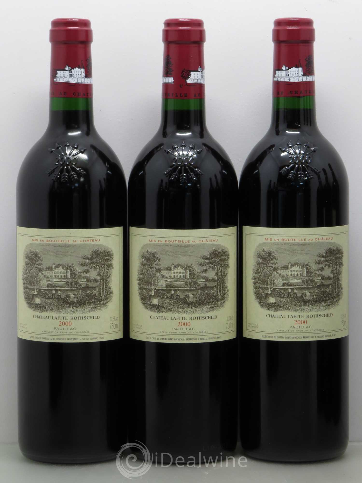 Château Lafite Rothschild 1er Grand Cru Classé 2000 - Lot de 12 bouteilles - 2