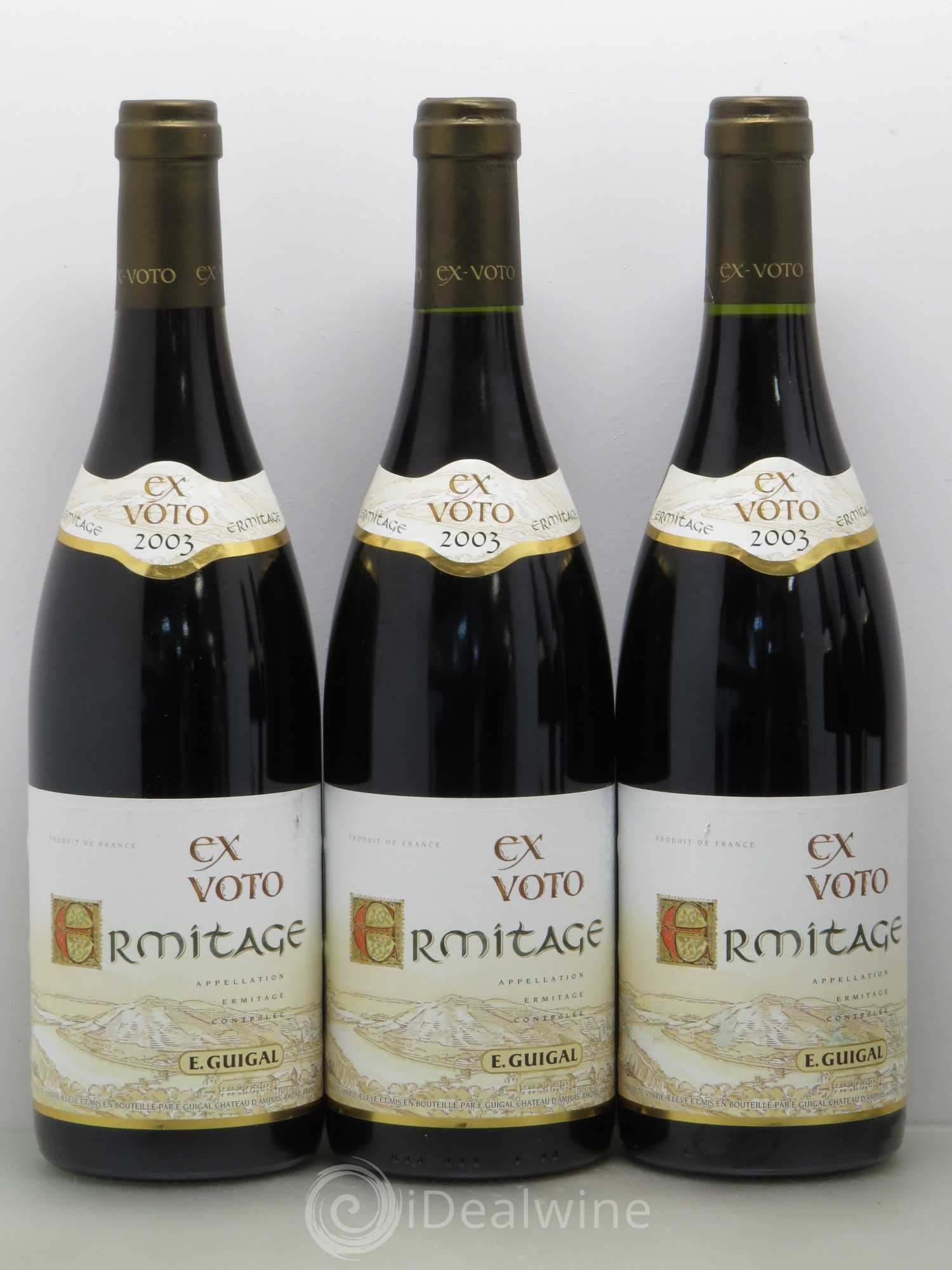 Ermitage Ex Voto Guigal 2003 - Lot de 6 bouteilles - 1