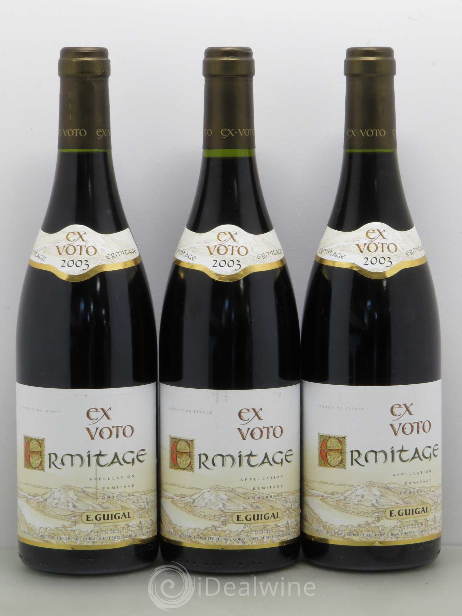 Ermitage Ex Voto Guigal 2003 - Lot de 6 bouteilles - 2
