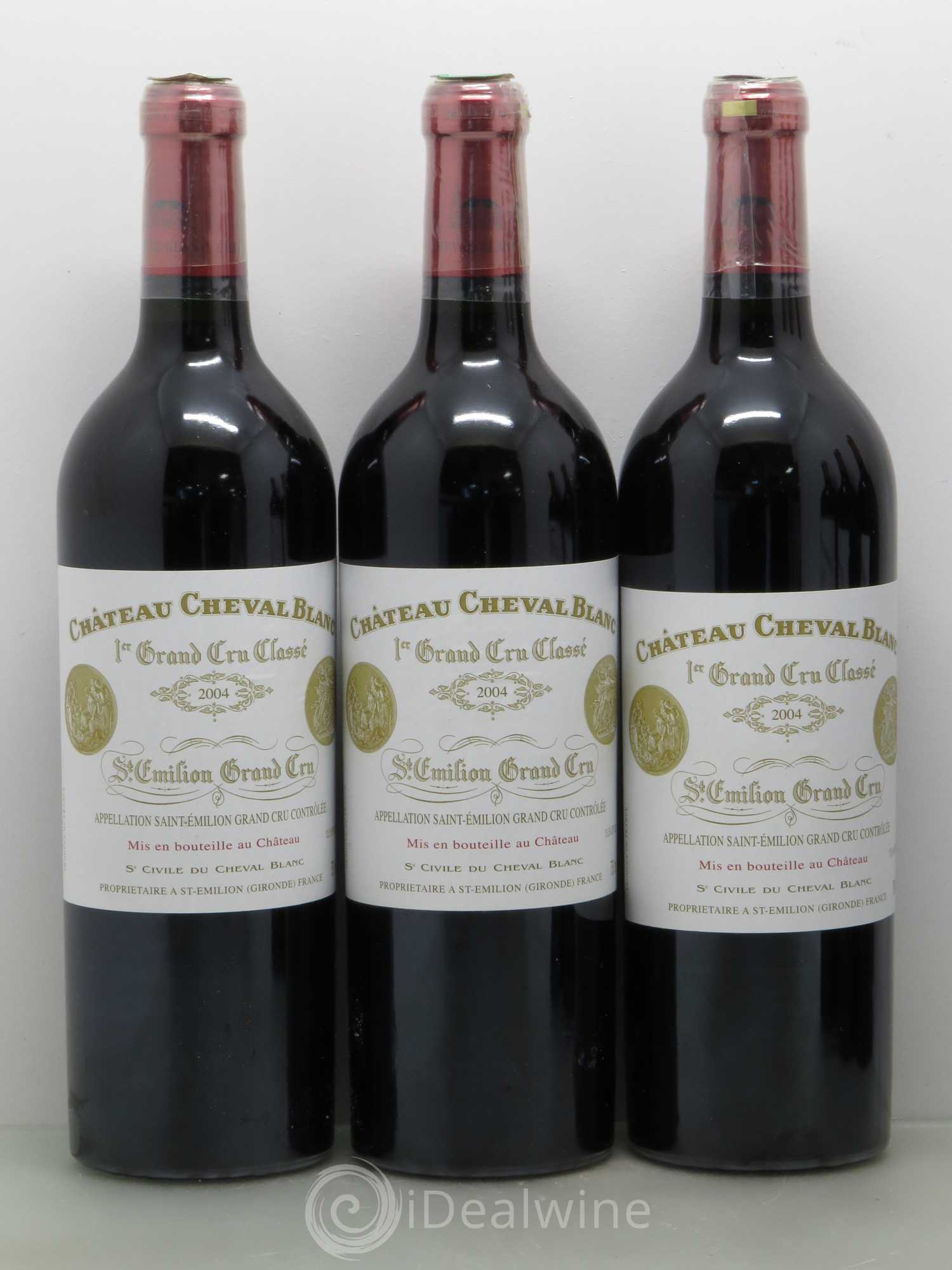 Château Cheval Blanc 1er Grand Cru Classé A 2004 - Lot de 6 bouteilles - 1