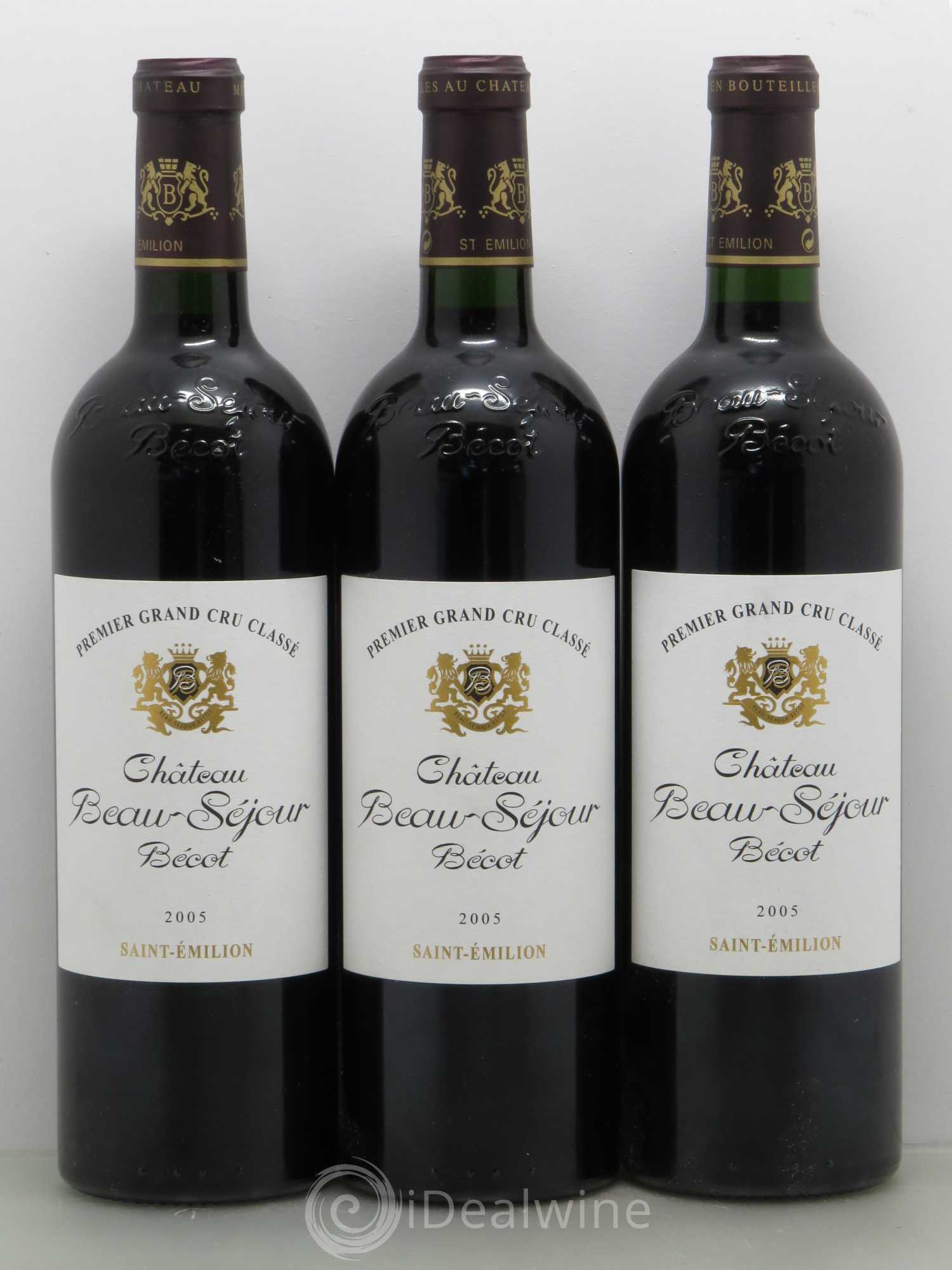 Château Beau-Séjour Bécot 1er Grand Cru Classé B 2005 - Lot de 6 bouteilles - 2