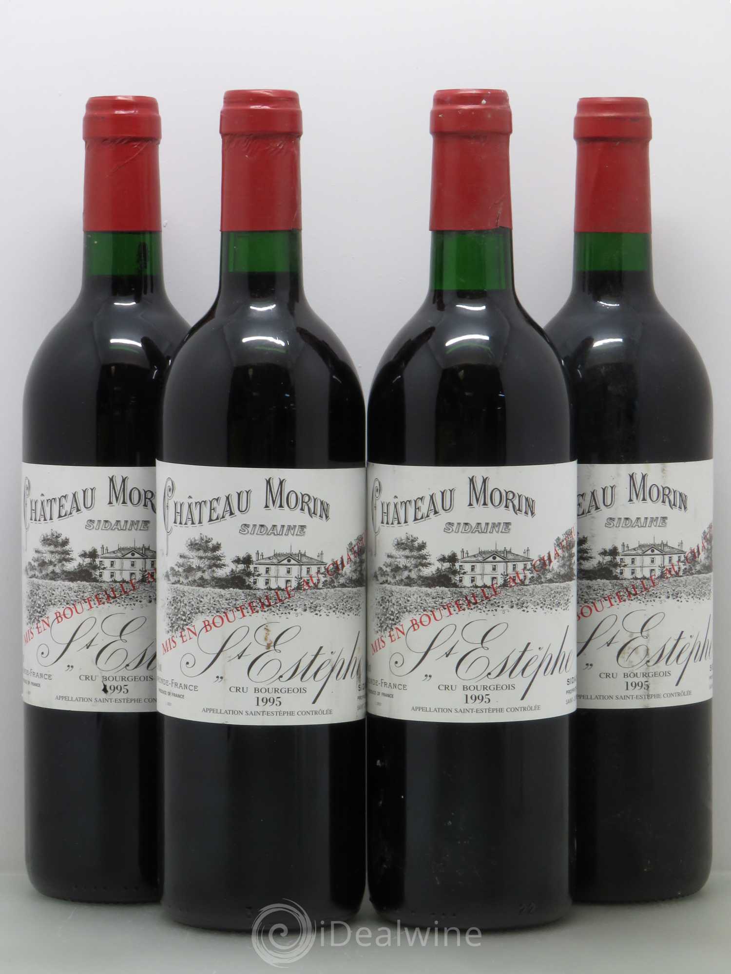 Saint-Estèphe Château Morin (sans prix de réserve) 1995 - Posten von 4 Flaschen - 0