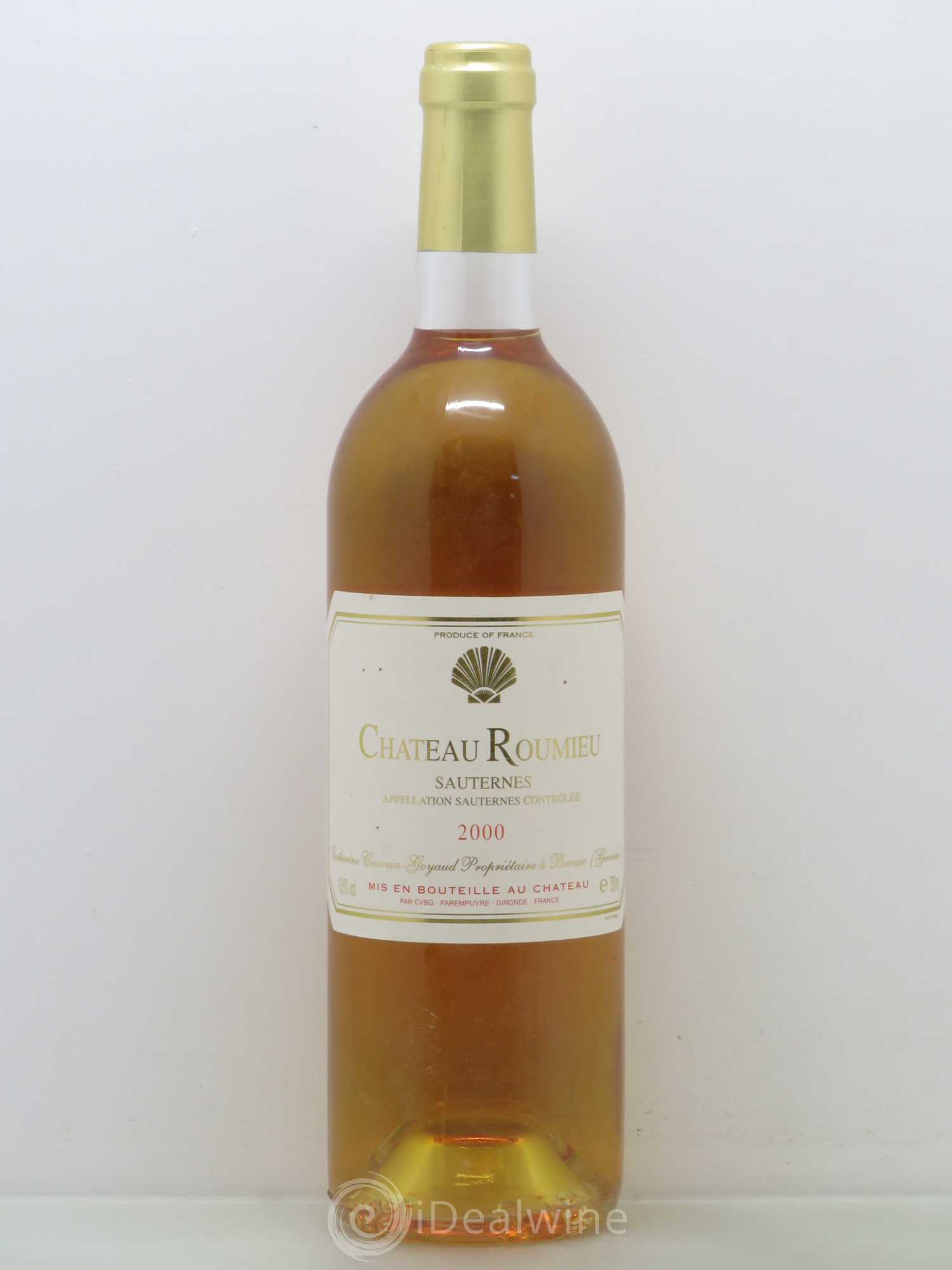 Sauternes Château Roumieu 2000 - Posten von 1 Flasche - 0