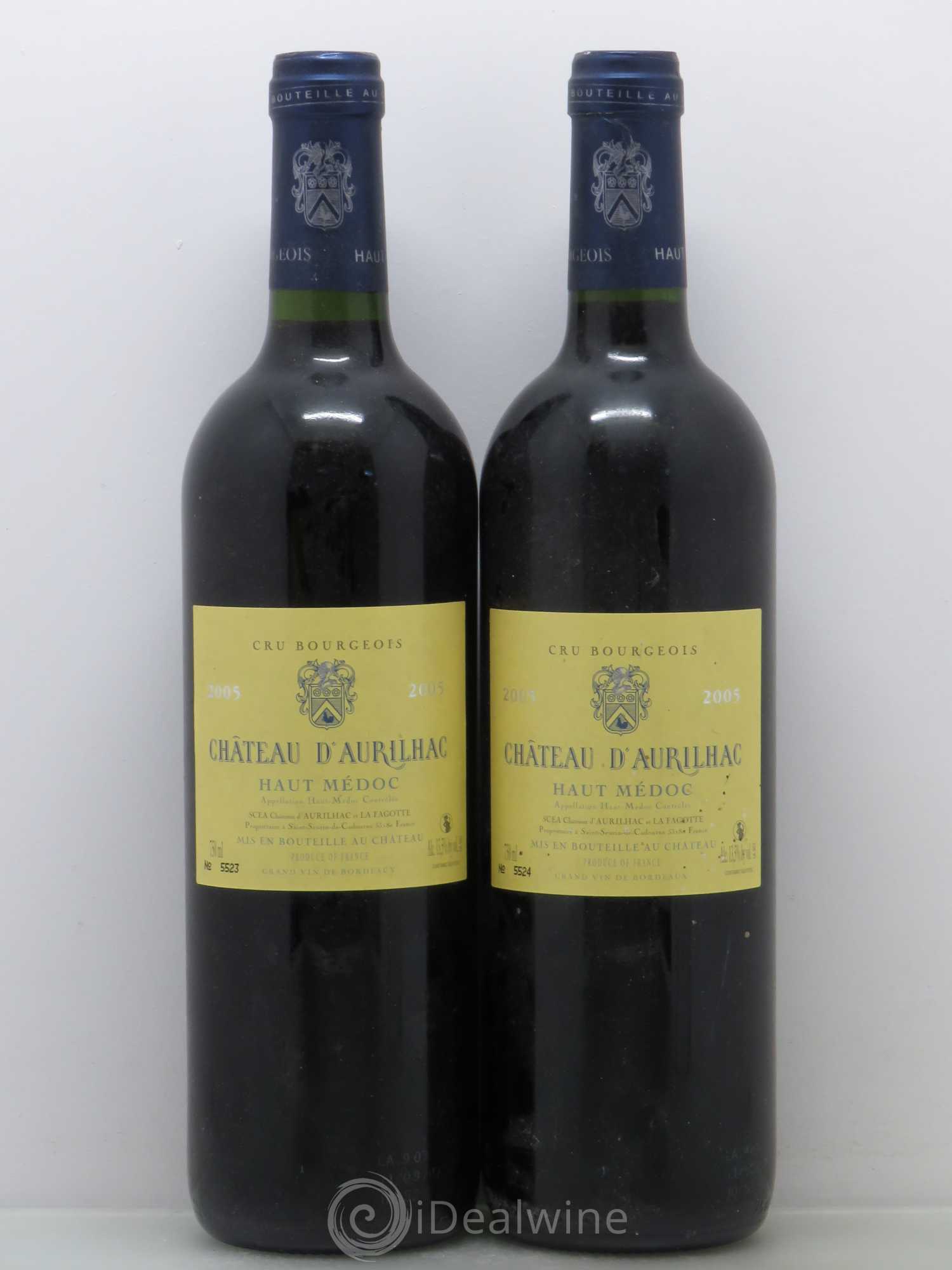 Château d' Aurilhac 2005 - Lot de 2 bouteilles - 0