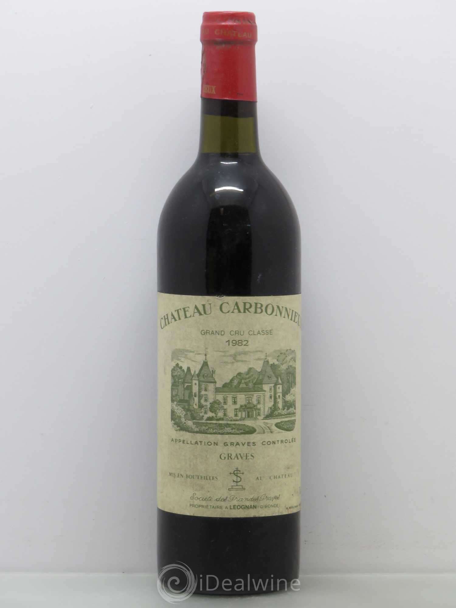 Château Carbonnieux Cru Classé de Graves 1982 - Lot de 1 bouteille - 0