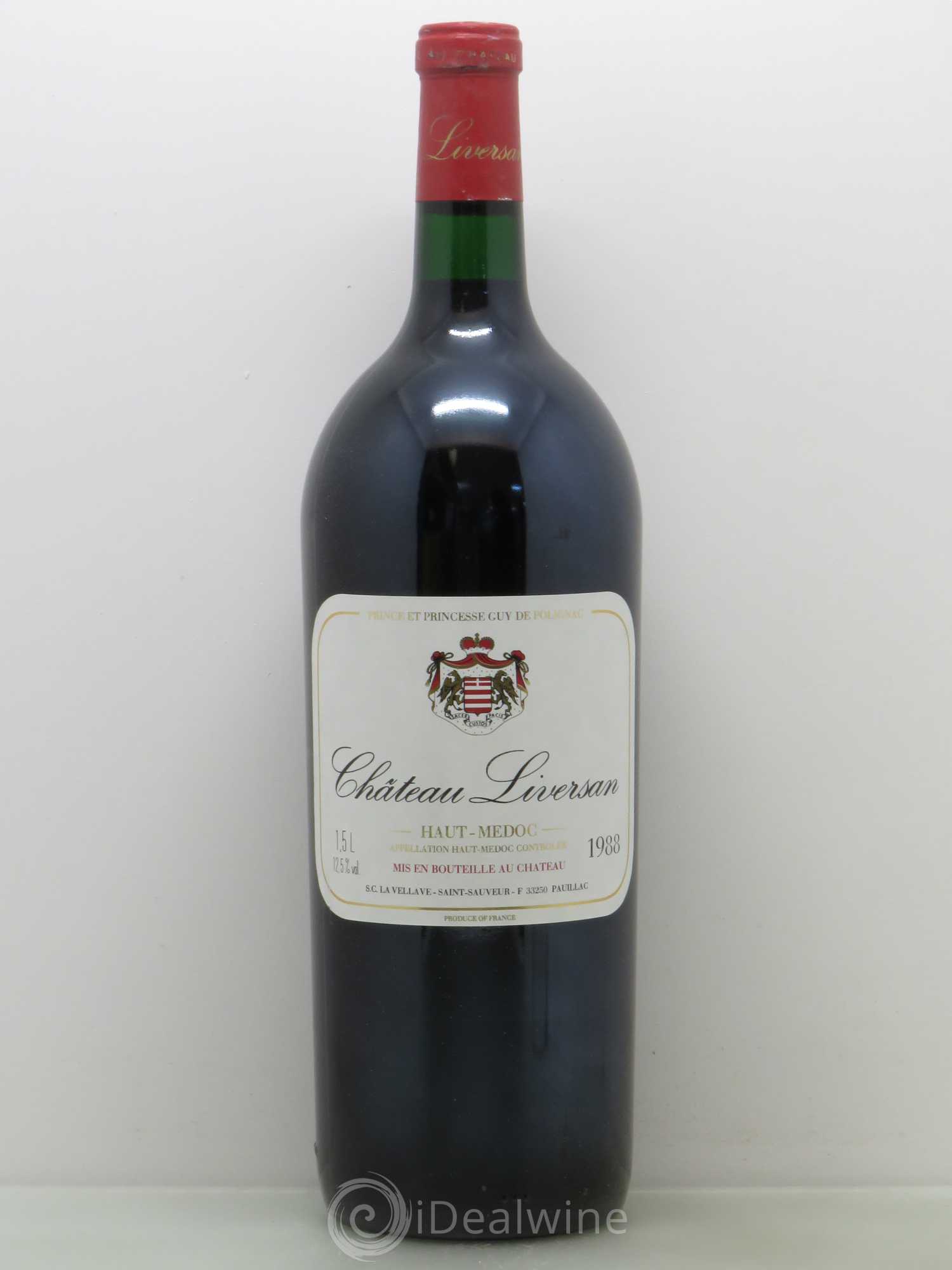 Château Liversan Cru Bourgeois 1988 - Lot de 1 magnum - 0