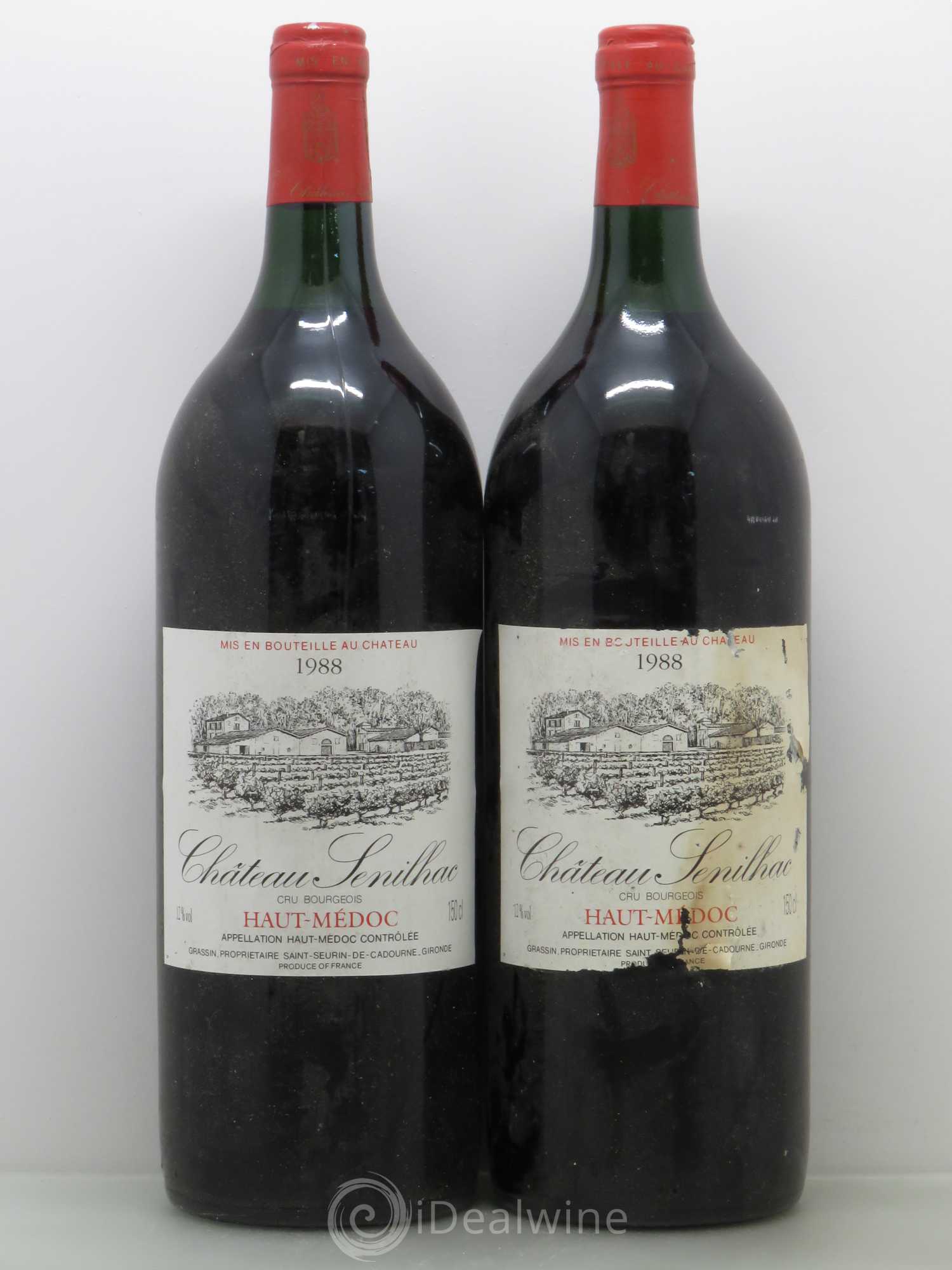 Château Sénailhac 1988 - Lot de 2 magnums - 0
