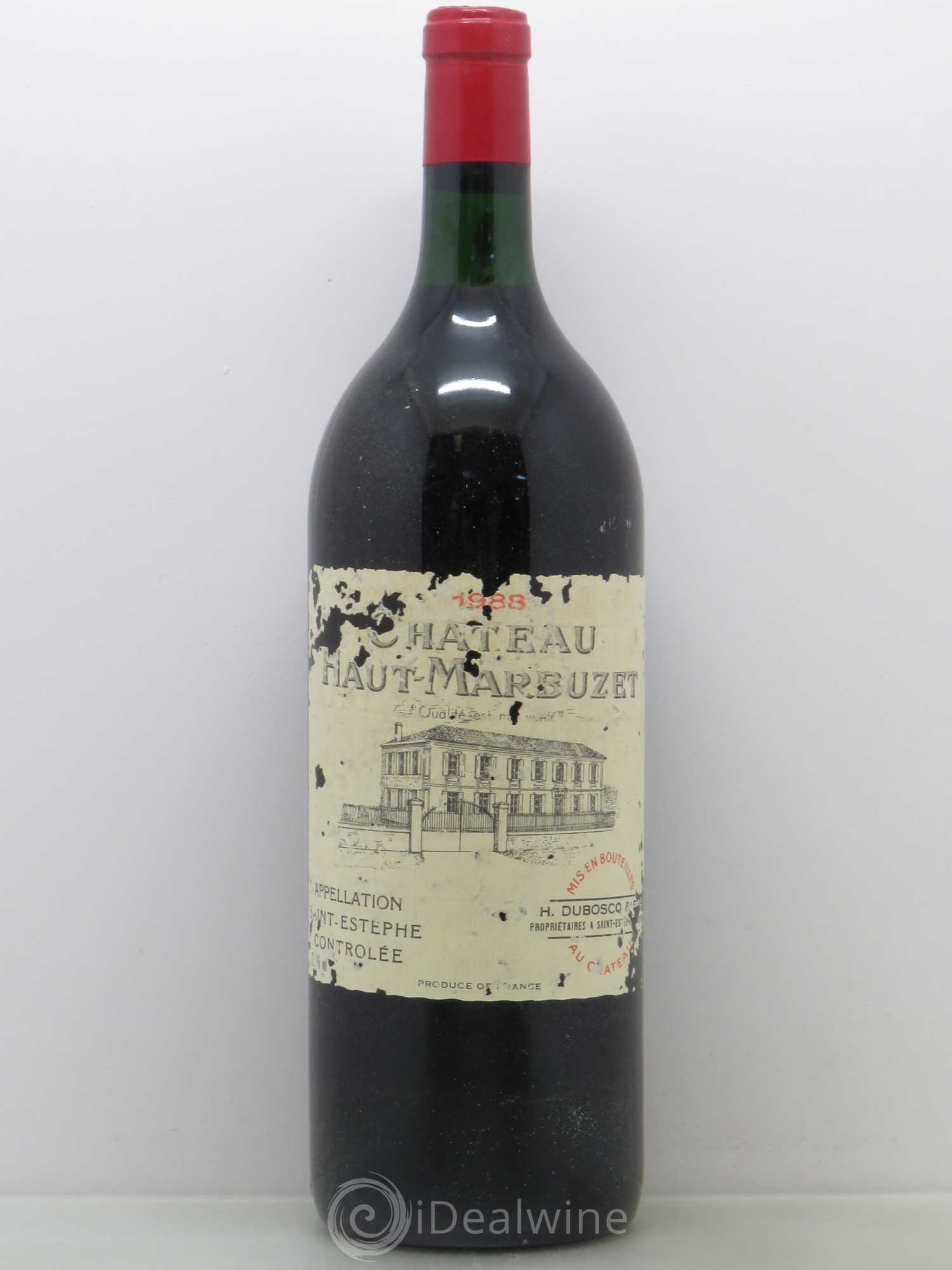 Château Haut Marbuzet 1988 - Lot de 1 magnum - 0