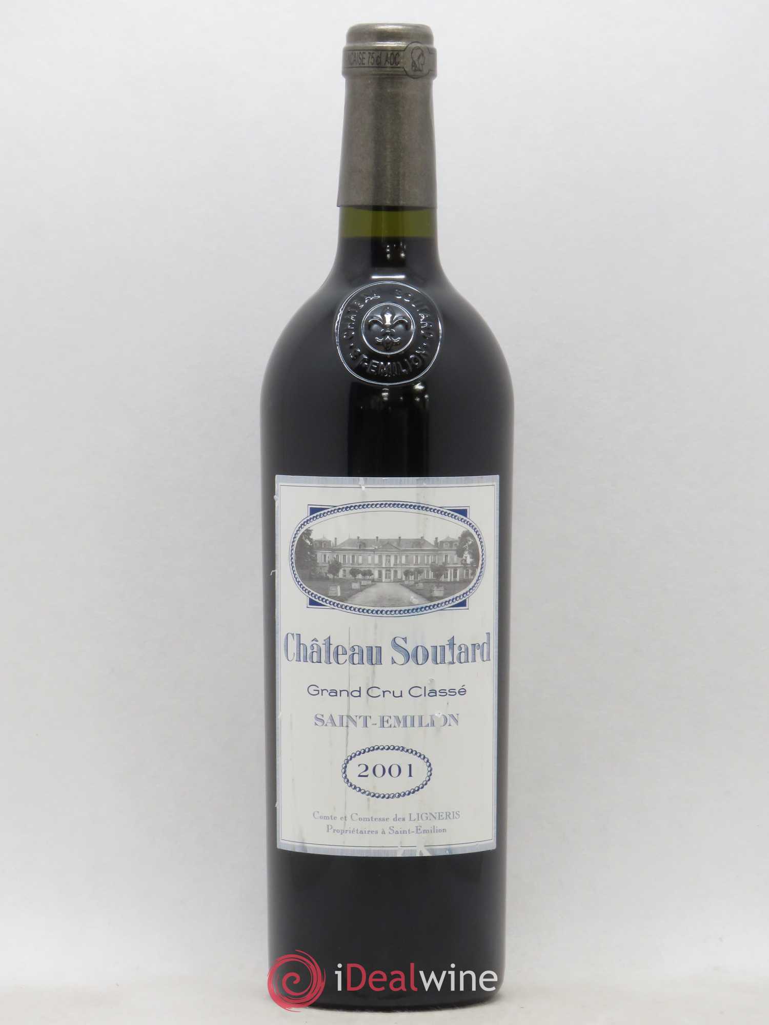 Château Soutard Grand Cru Classé 2001 - Lot de 1 bouteille - 0