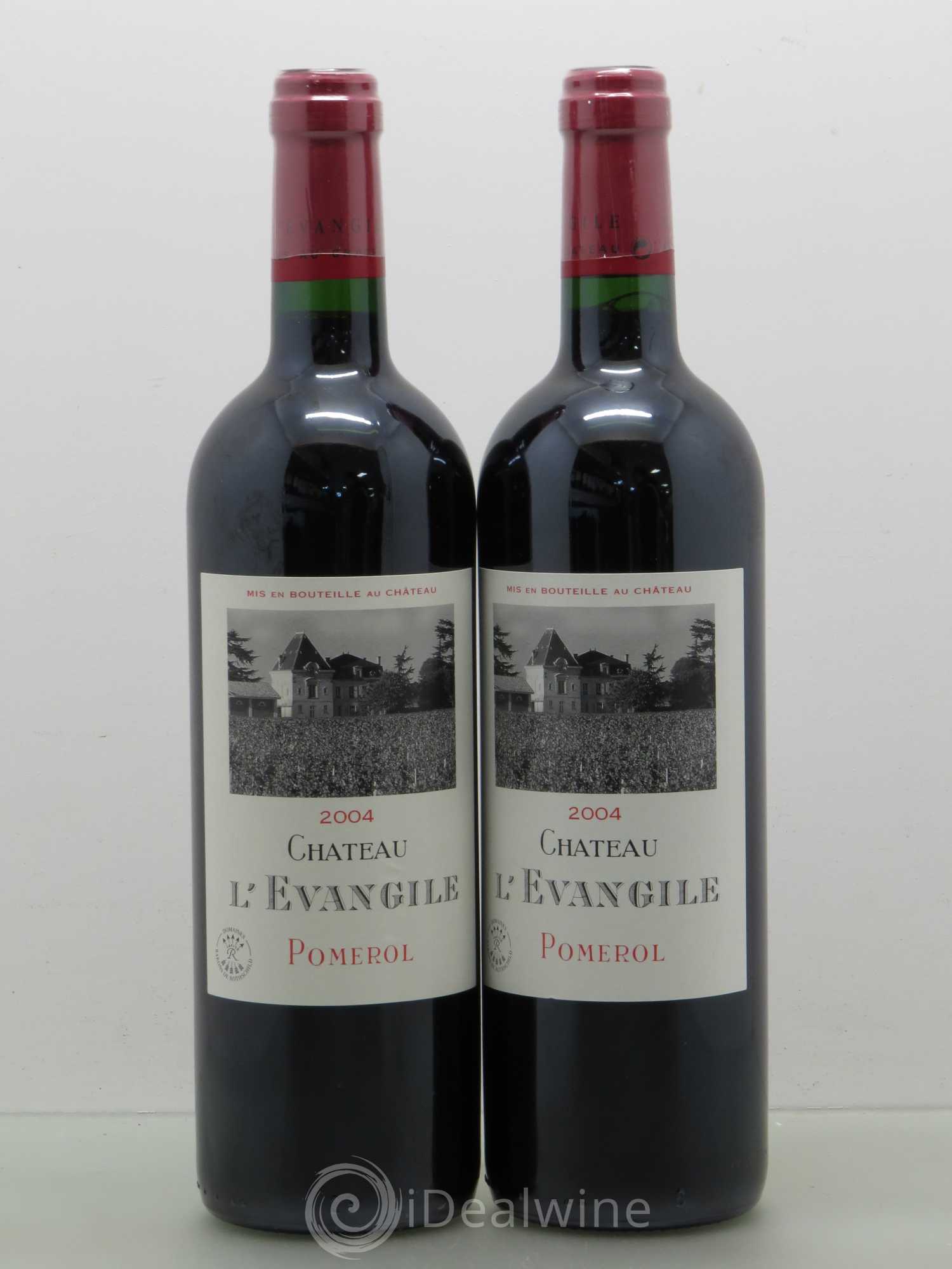 Château l' Évangile 2004 - Lot de 2 bouteilles - 0