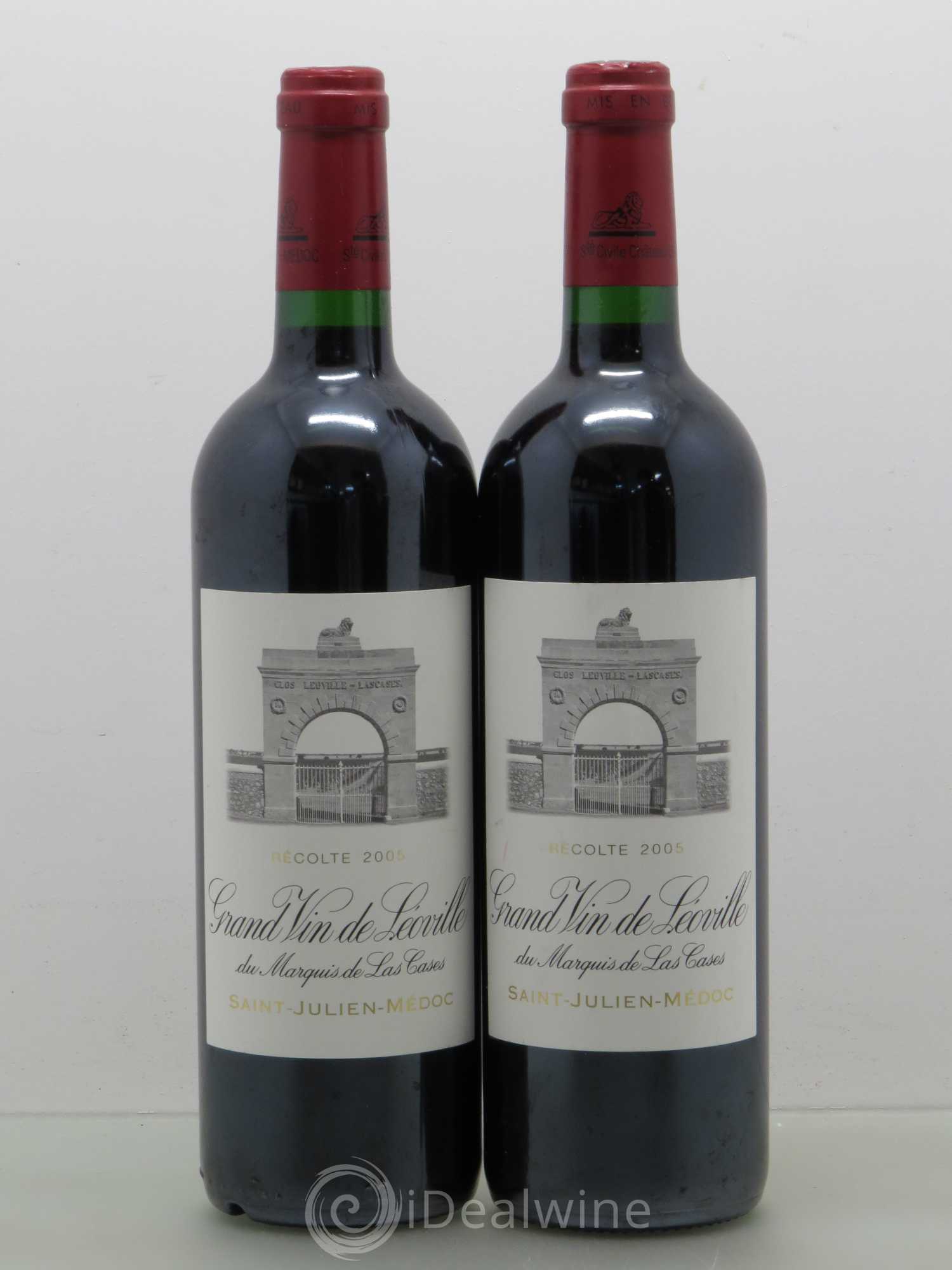 Château Léoville Las Cases 2ème Grand Cru Classé 2005 - Lot de 2 bouteilles - 0