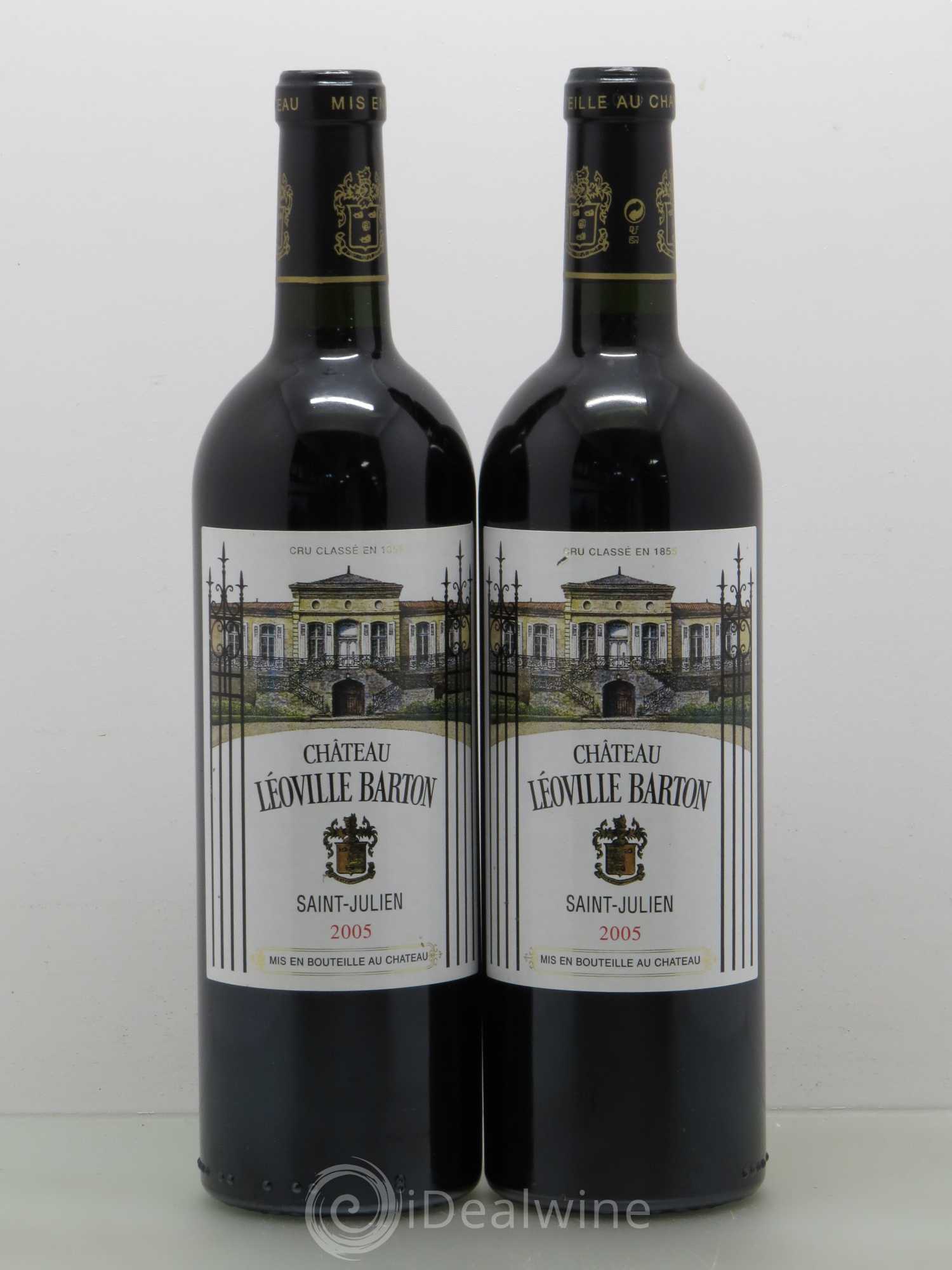 Château Léoville Barton 2ème Grand Cru Classé 2005 - Lot de 2 bouteilles - 0