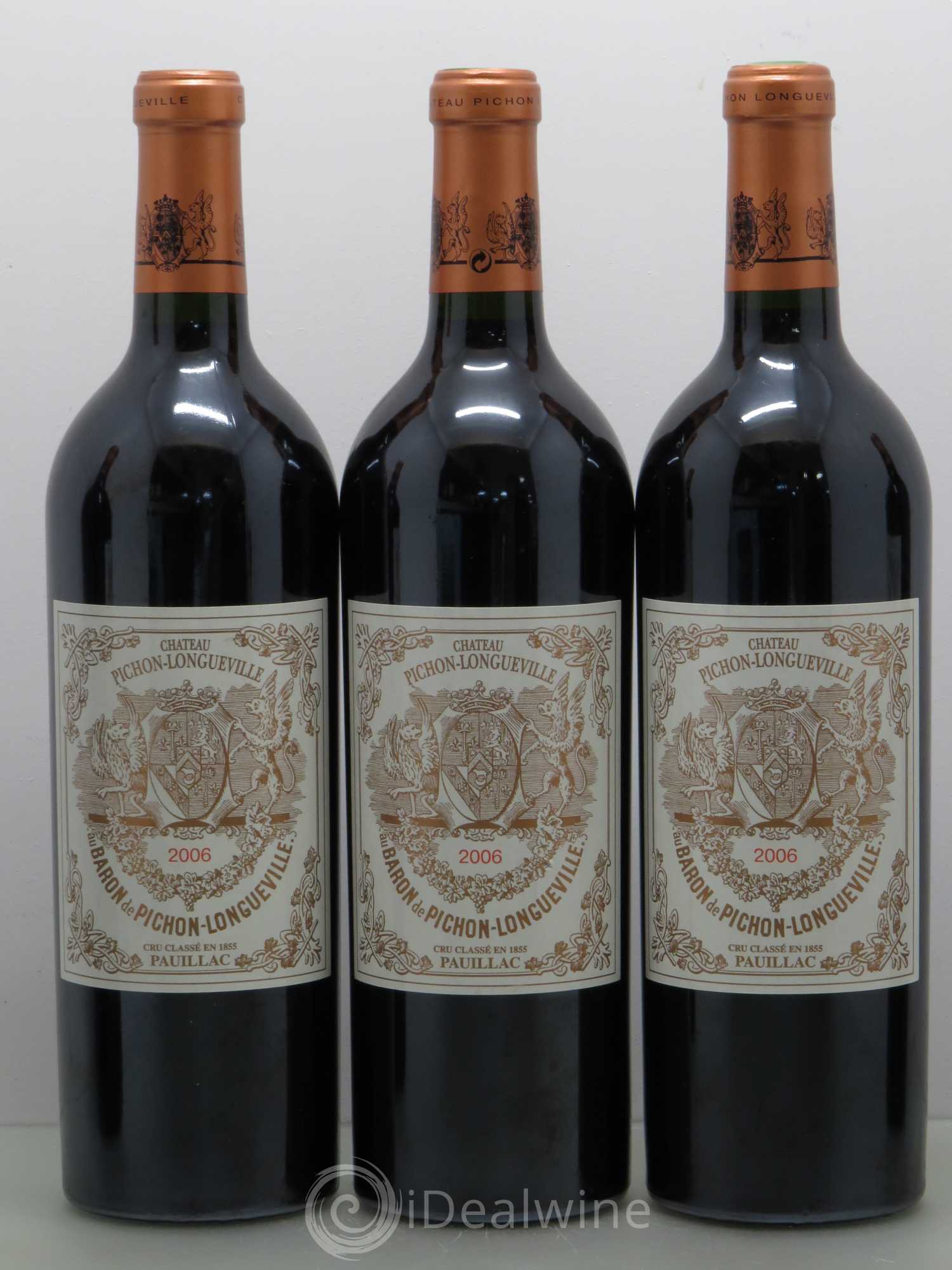 Pichon Longueville Baron 2ème Grand Cru Classé 2006 - Lot de 5 bouteilles - 1