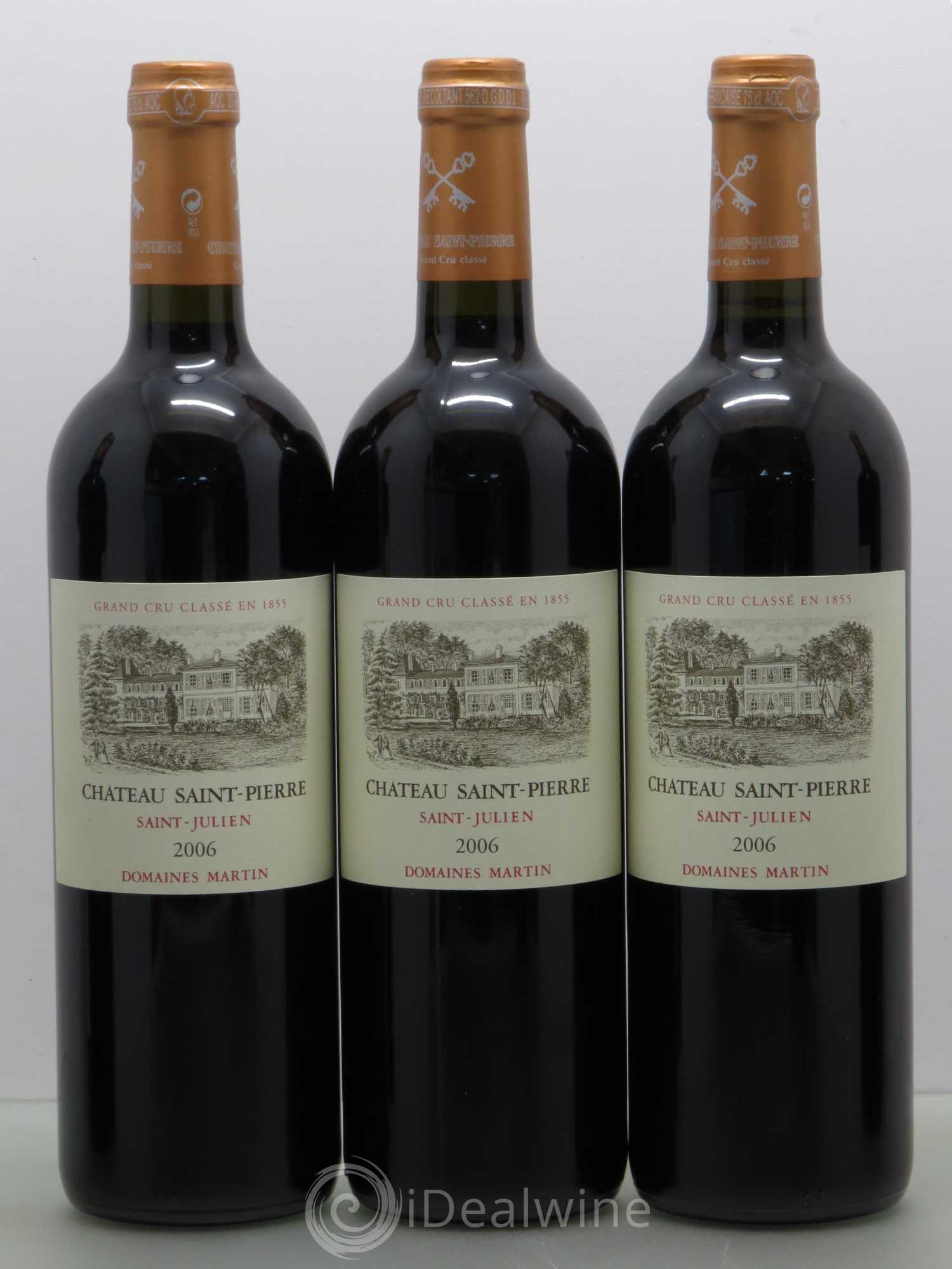 Château Saint-Pierre 4ème Grand Cru Classé 2006 - Lot de 5 bouteilles - 1
