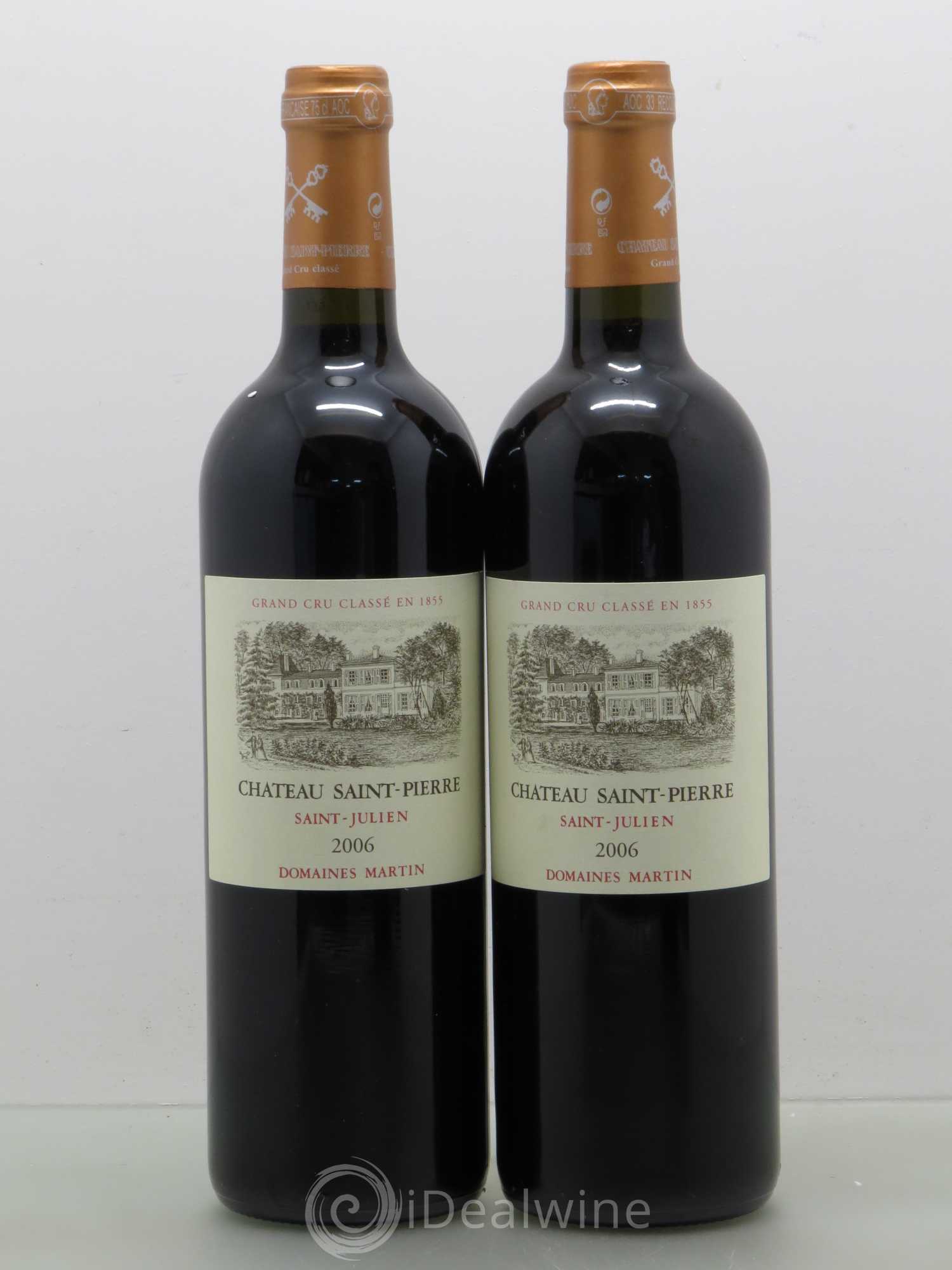 Château Saint-Pierre 4ème Grand Cru Classé 2006 - Lot de 5 bouteilles - 2