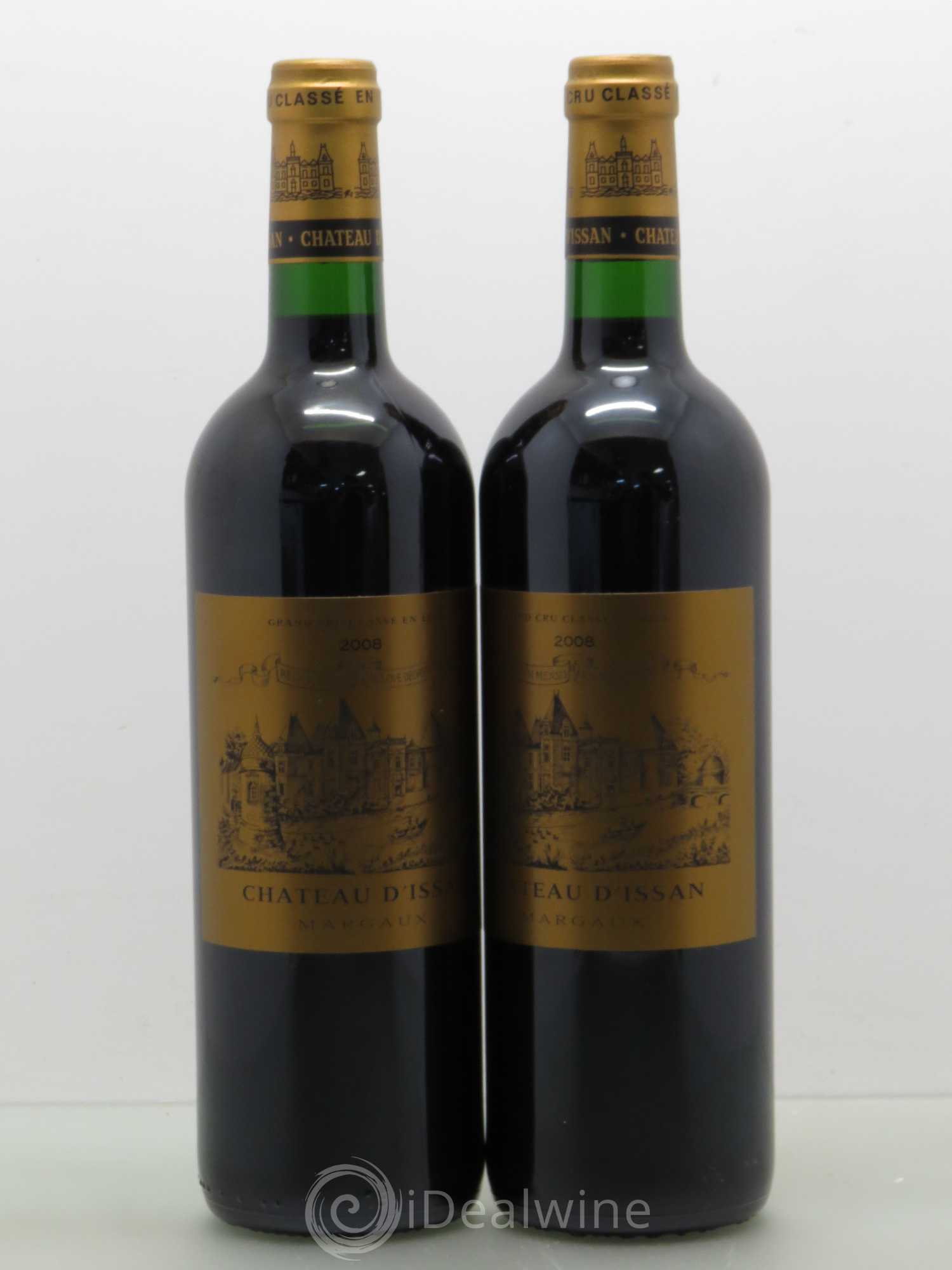 Château d'Issan 3ème Grand Cru Classé 2008 - Lot de 2 bouteilles - 0