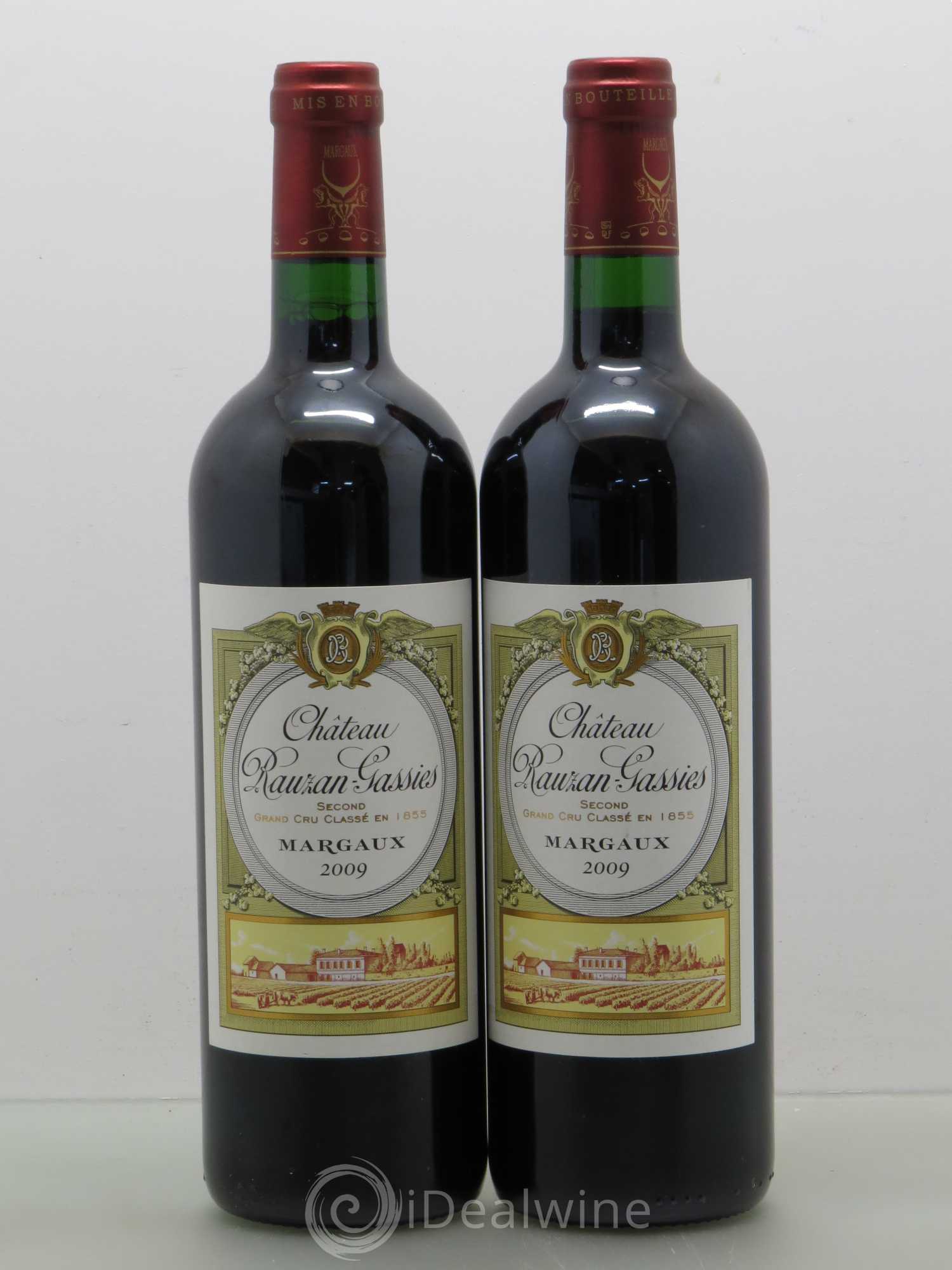 Château Rauzan-Gassies 2ème Grand Cru Classé 2009 - Lot de 2 bouteilles - 0
