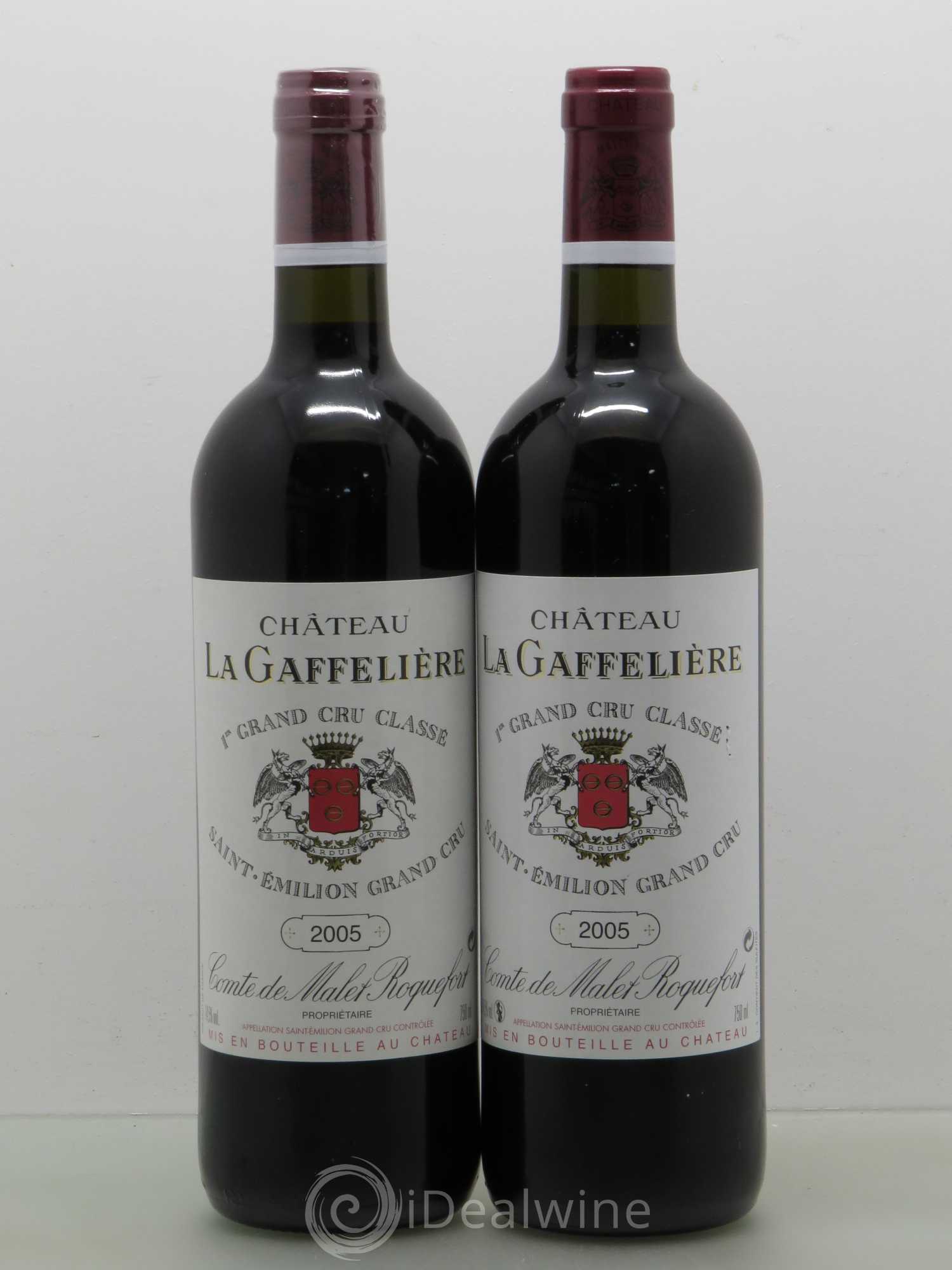 Château la Gaffelière 1er Grand Cru Classé B 2005 - Lot de 2 bouteilles - 0