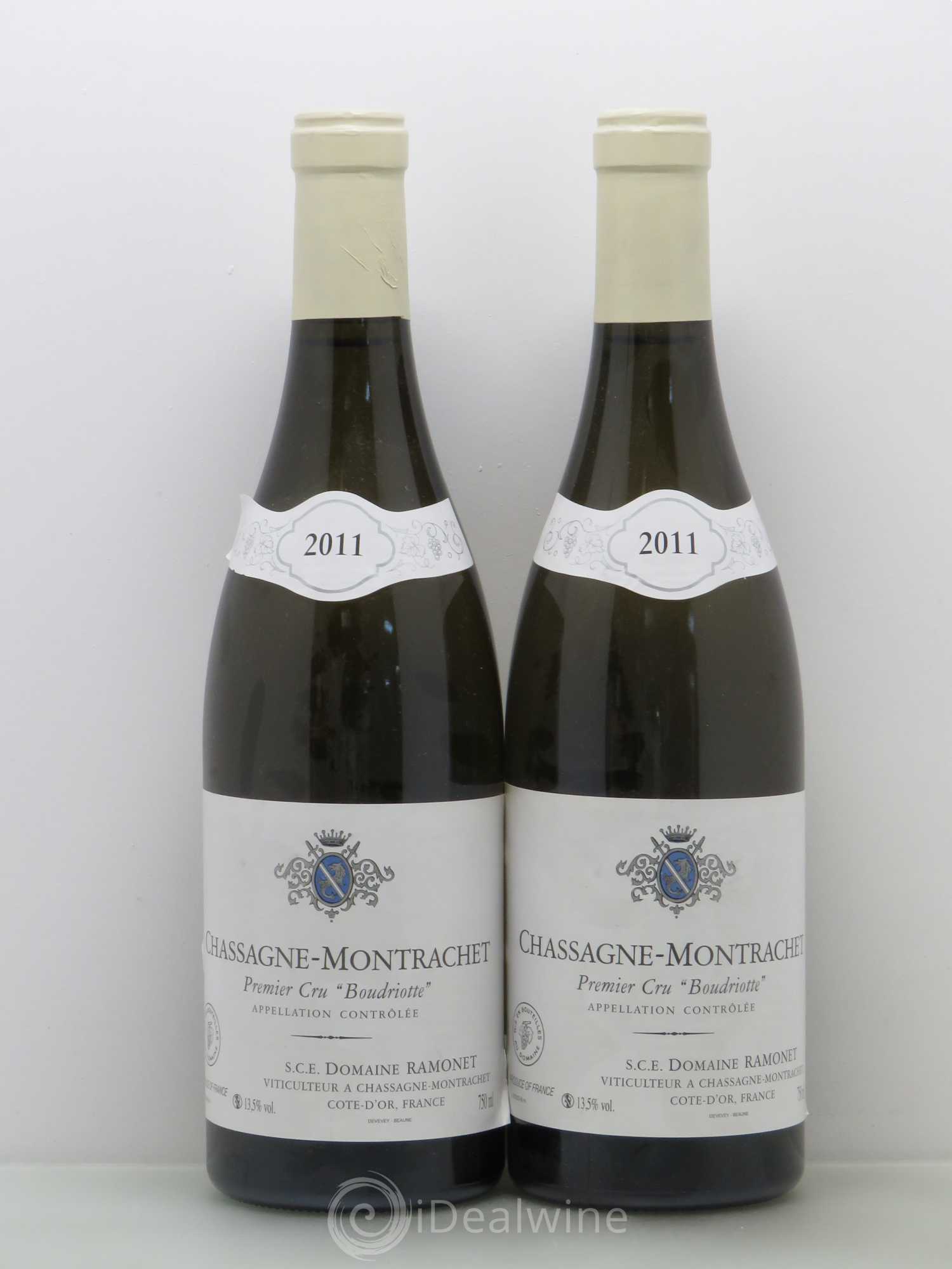 Chassagne-Montrachet 1er Cru Boudriotte Ramonet (Domaine) 2011 - Lot de 2 bouteilles - 0
