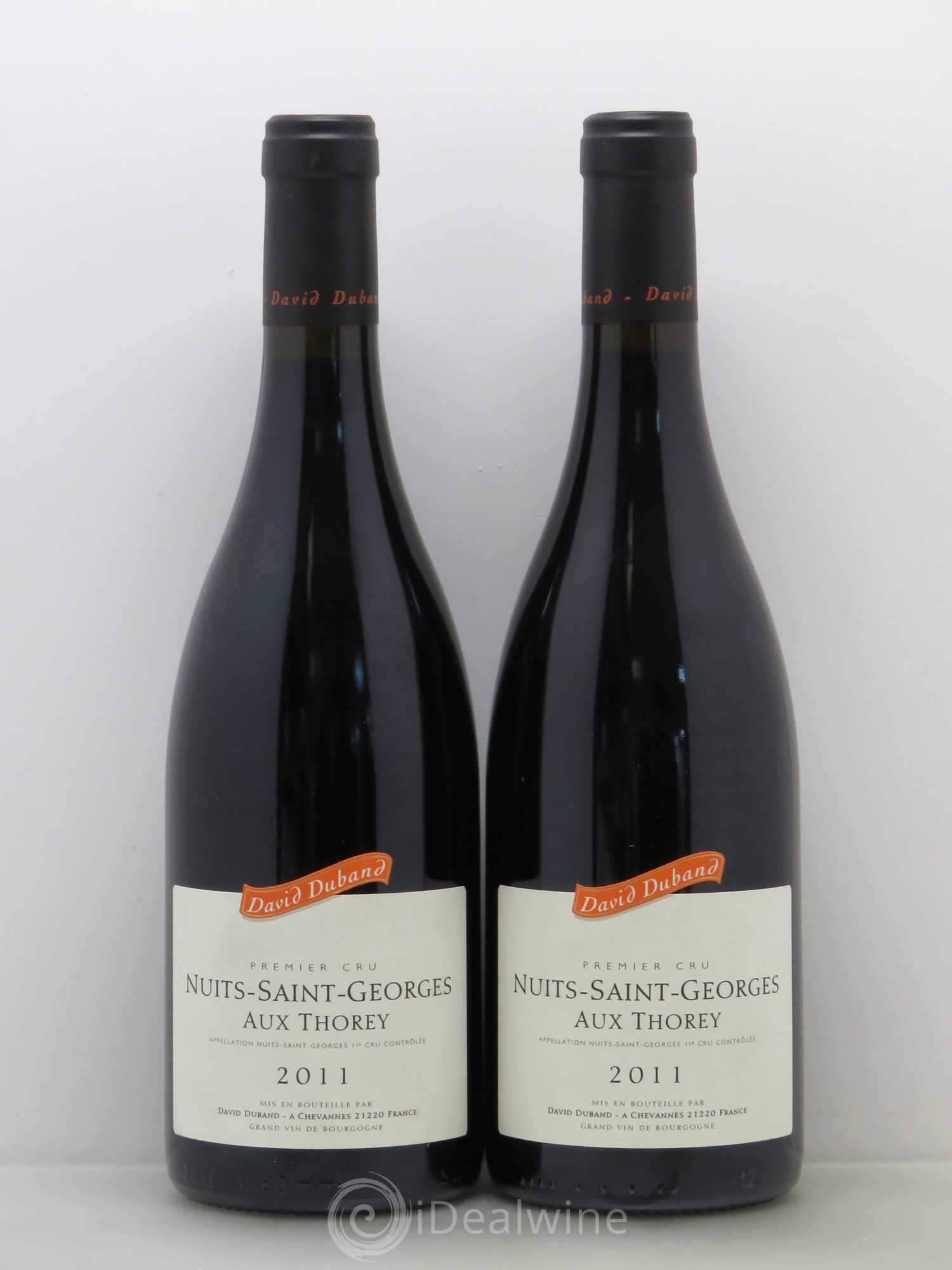 Nuits-Saint-Georges 1er Cru Aux Thorey David Duband 2011 - Lot de 2 bouteilles - 0