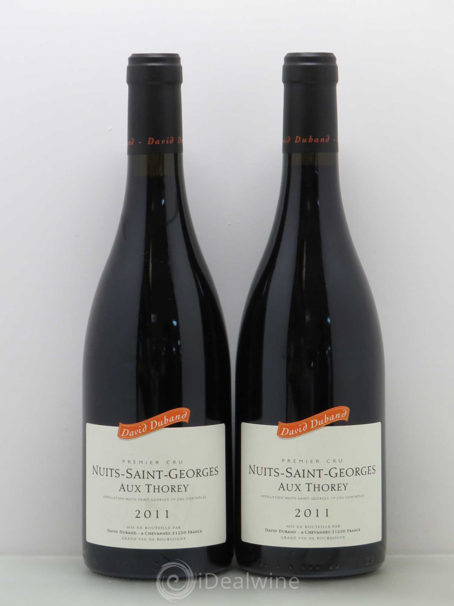 Nuits-Saint-Georges 1er Cru Aux Thorey David Duband 2011 - Lot de 2 bouteilles - 0
