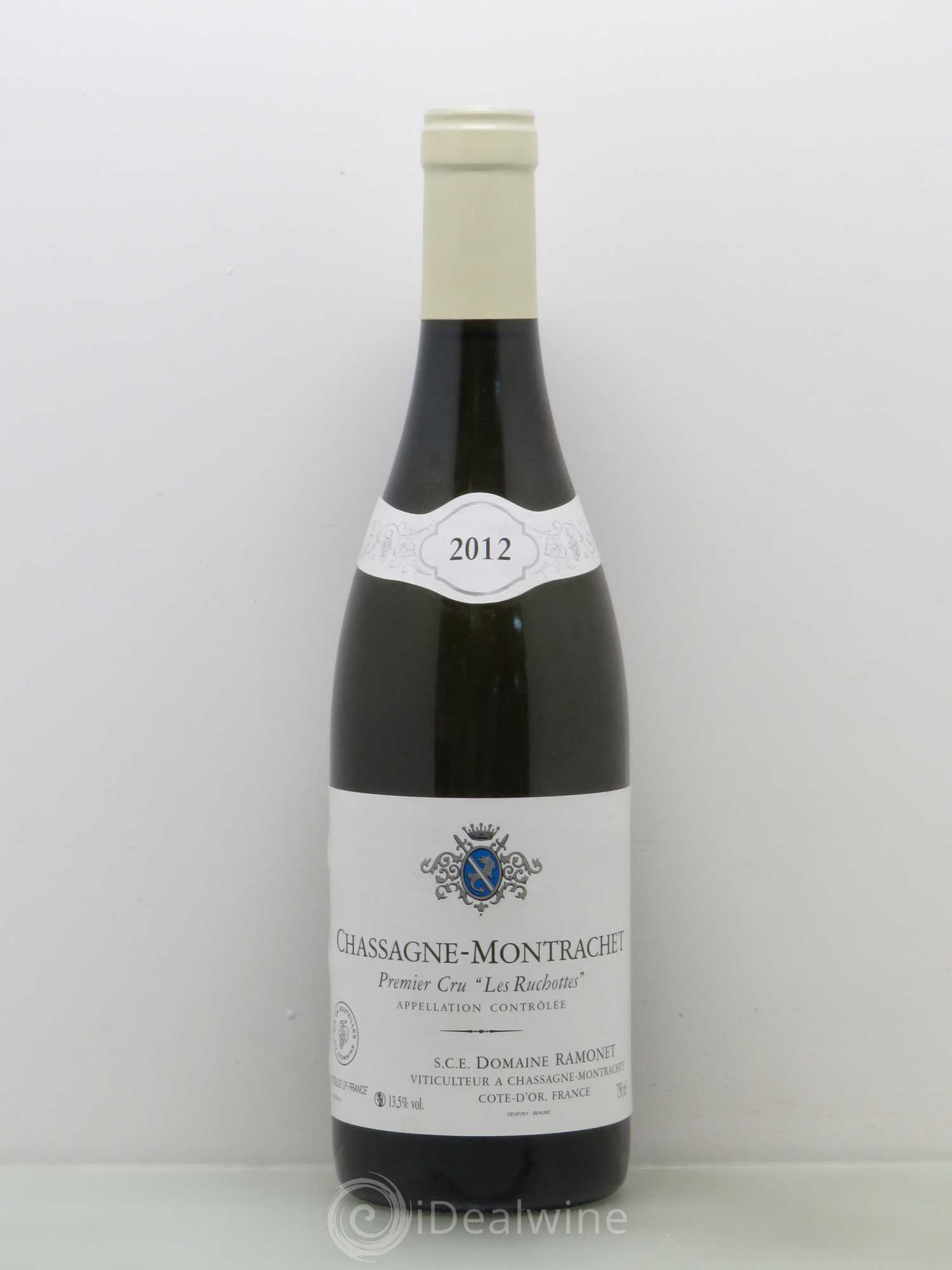 Chassagne-Montrachet 1er Cru Les Ruchottes Ramonet (Domaine) 2012 - Lot de 1 bouteille - 0
