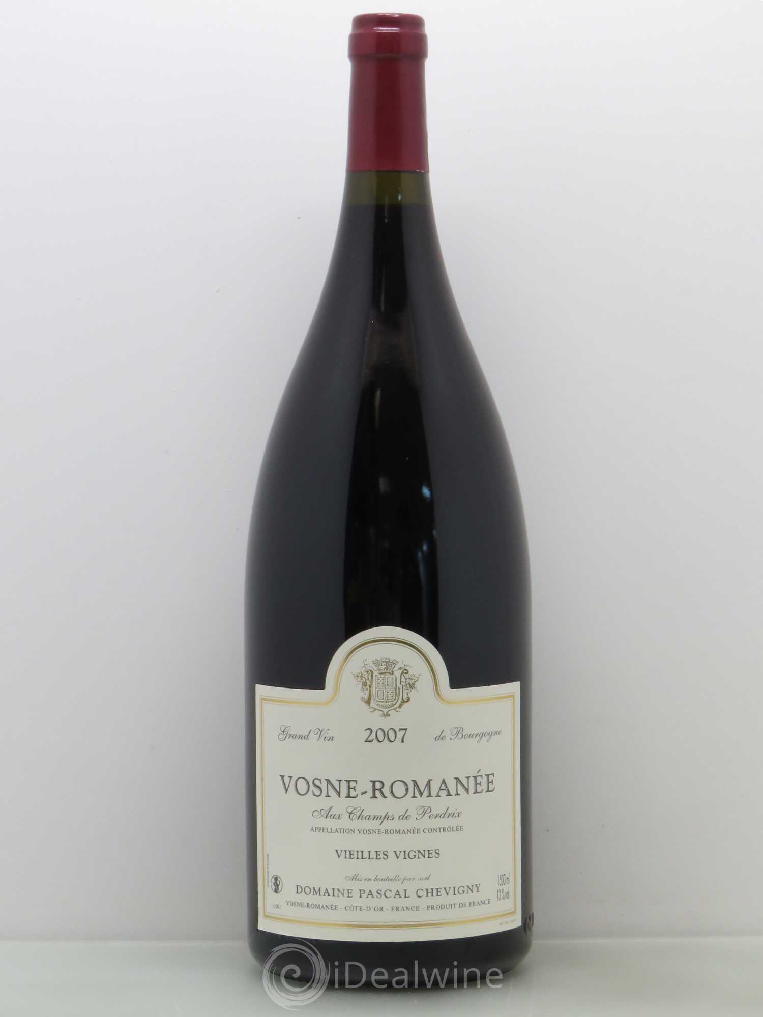 Vosne-Romanée Les Champs Perdrix - Pascal Chevigny Vieilles Vignes 2007 - Posten von 1 Magnum - 0