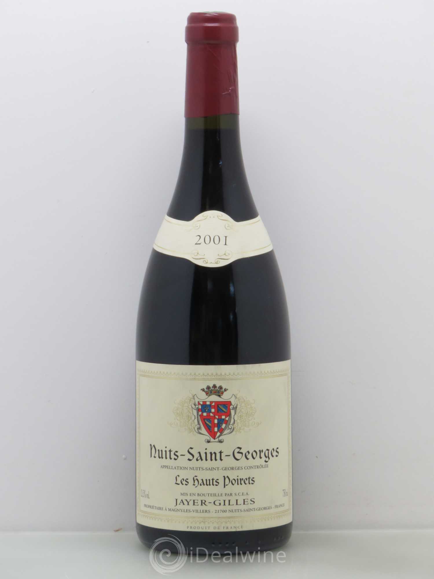 Nuits-Saint-Georges Les Hauts Poirets - Jayer Gilles 2001 - Posten von 1 Flasche - 0