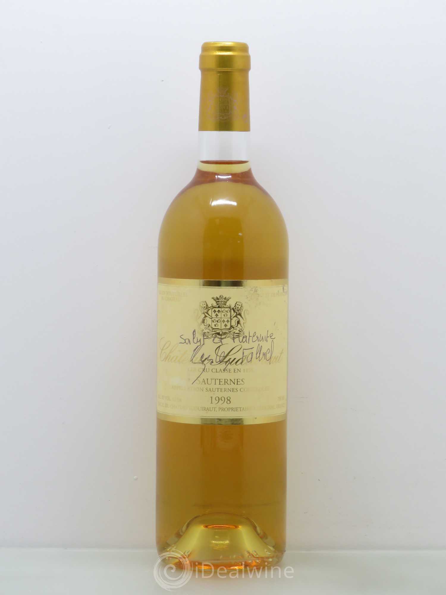 Château Suduiraut 1er Grand Cru Classé 1998 - Lotto di 1 bottiglia - 0