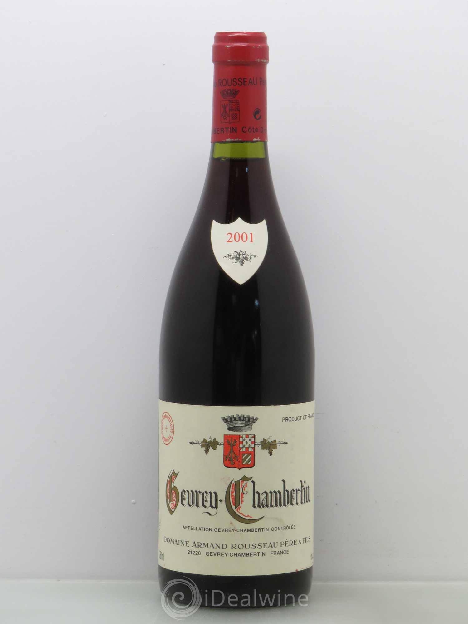 Gevrey-Chambertin Armand Rousseau (Domaine) 2001 - Lot de 1 bouteille - 0