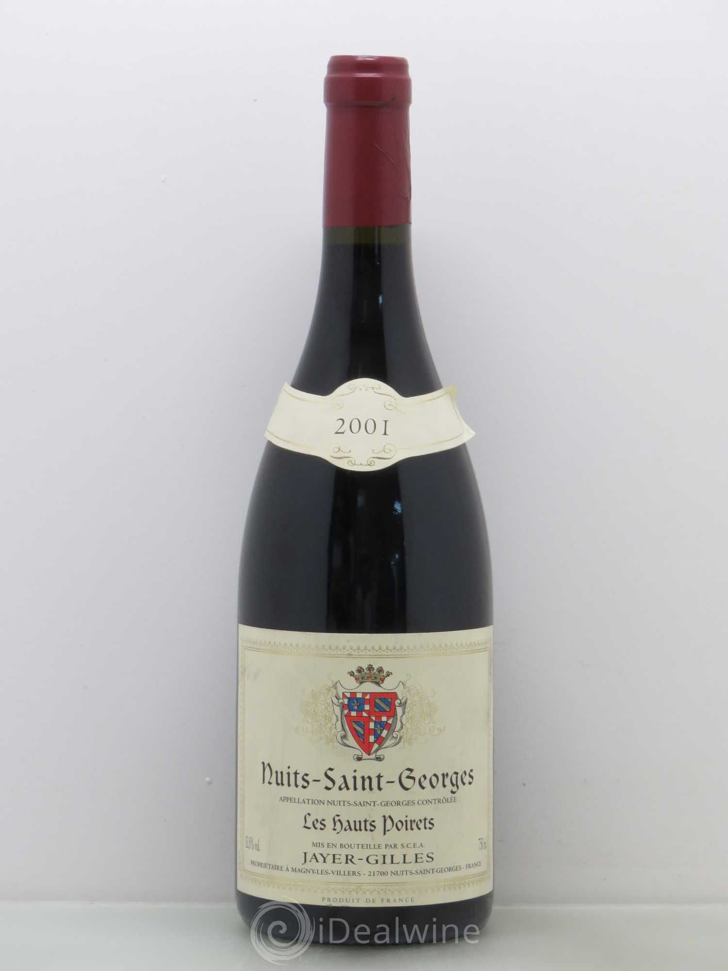 Nuits-Saint-Georges Les Hauts Poirets Gilles Jayer 2001 - Posten von 1 Flasche - 0