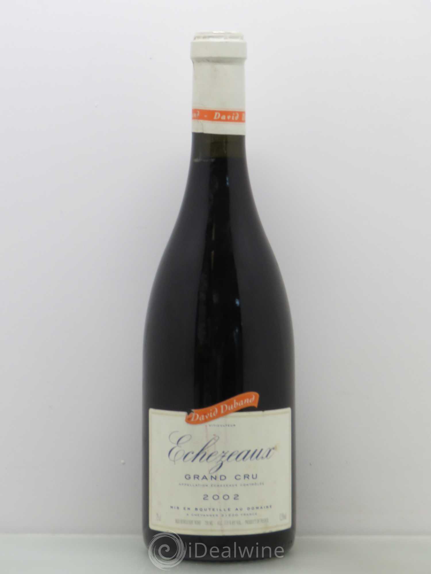 Echezeaux Grand Cru David Duband (Domaine) 2002 - Lot de 1 bouteille - 0