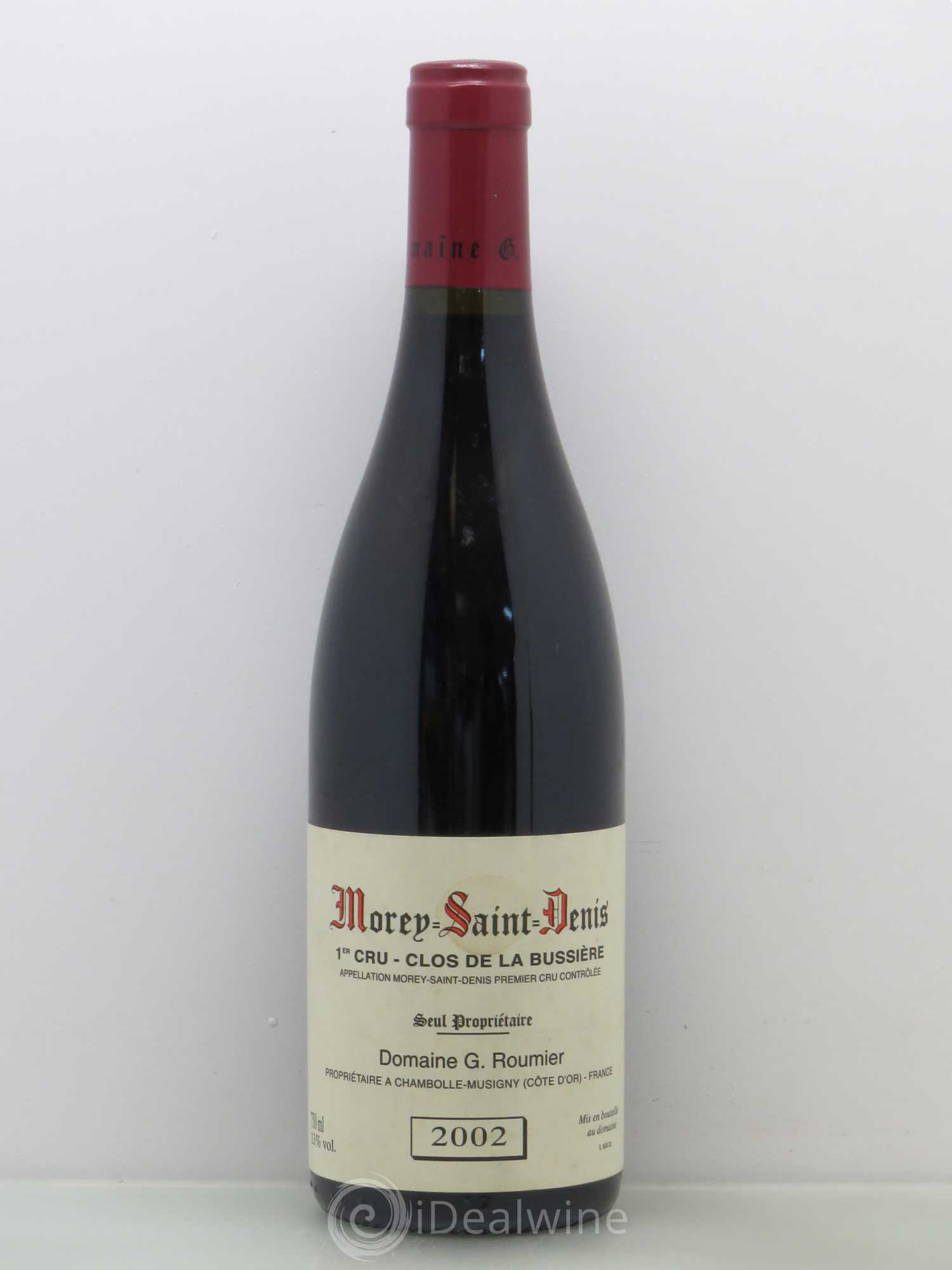 Morey-Saint-Denis 1er Cru Clos de la Bussière Georges Roumier (Domaine) 2002 - Lot de 1 bouteille - 0