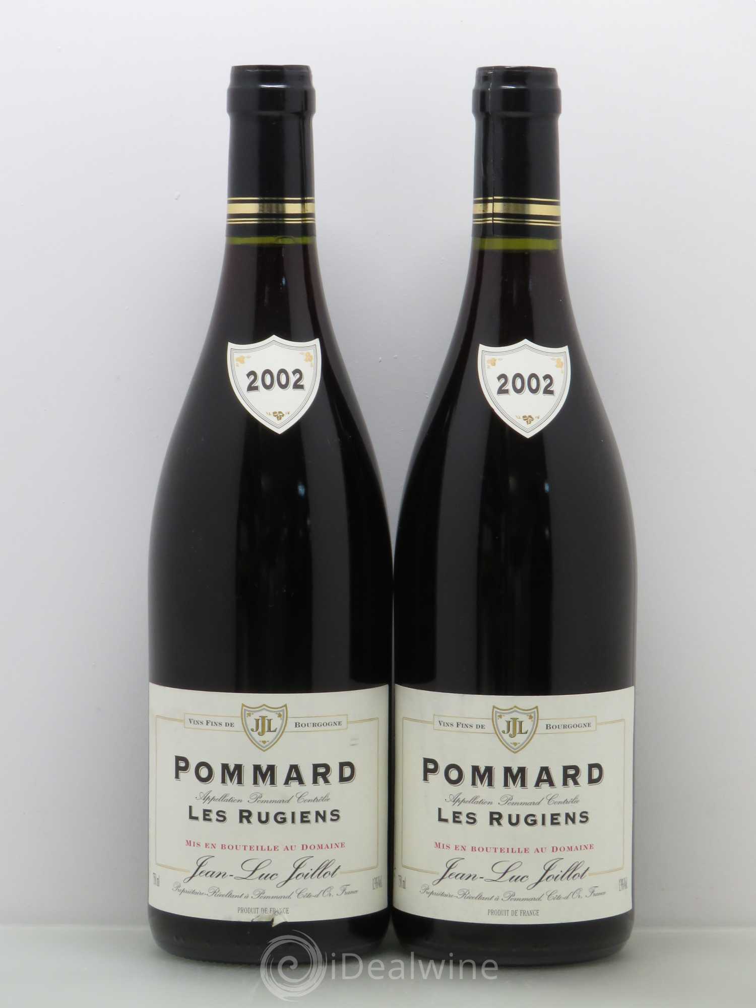 Pommard Les Rugiens Jean-Luc Joillot 2002 - Lot de 2 bouteilles - 0